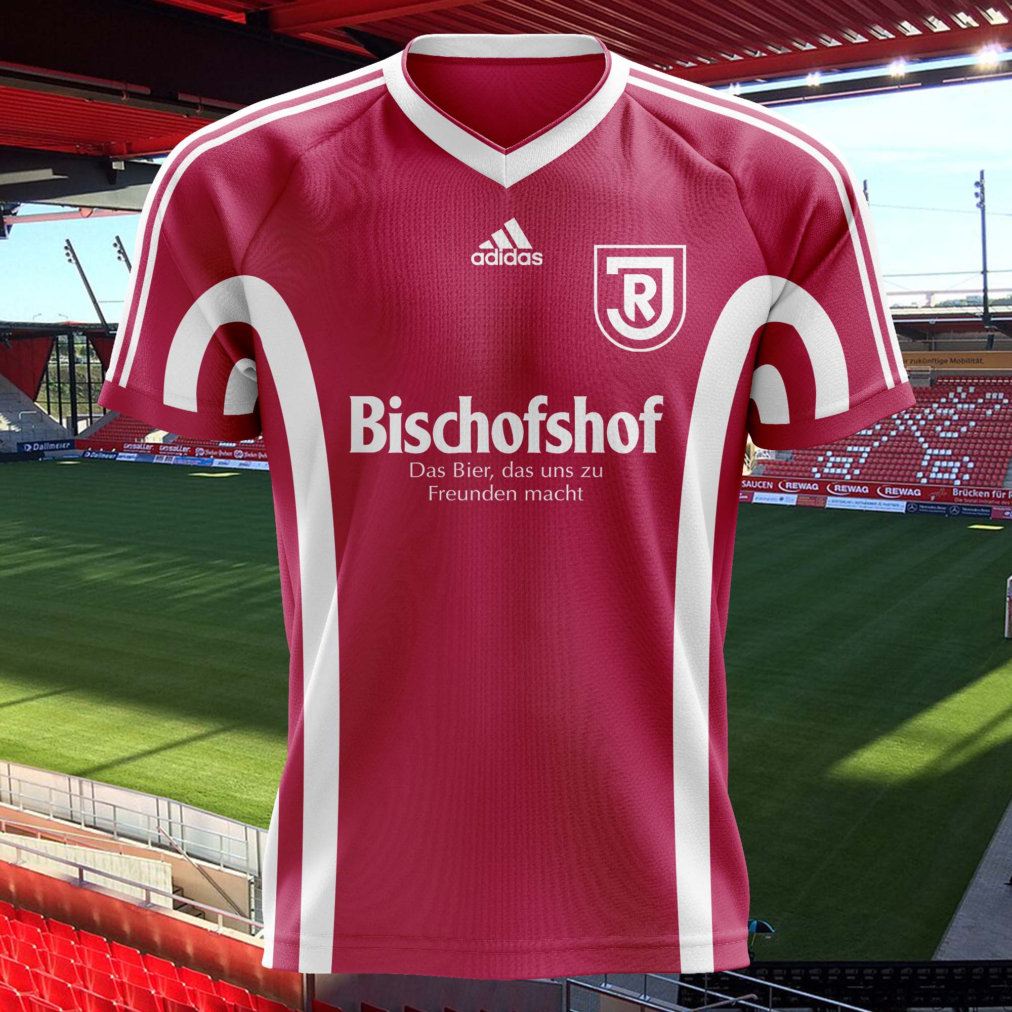Jahn Regensburg 1999-00 Home Kit Retro Shirt PT72435