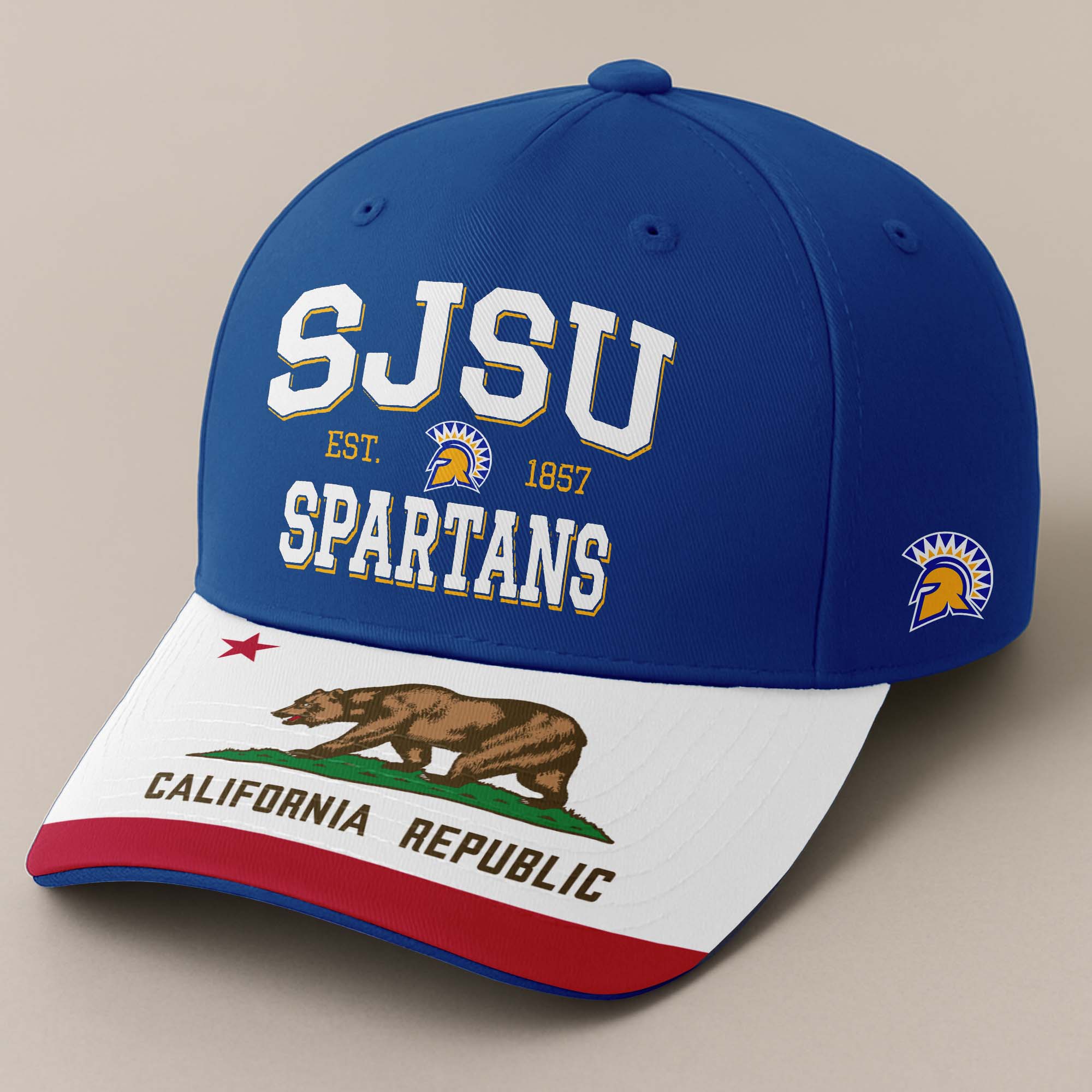 San Jose State Spartans Embroidered and Printed Cap PT72412