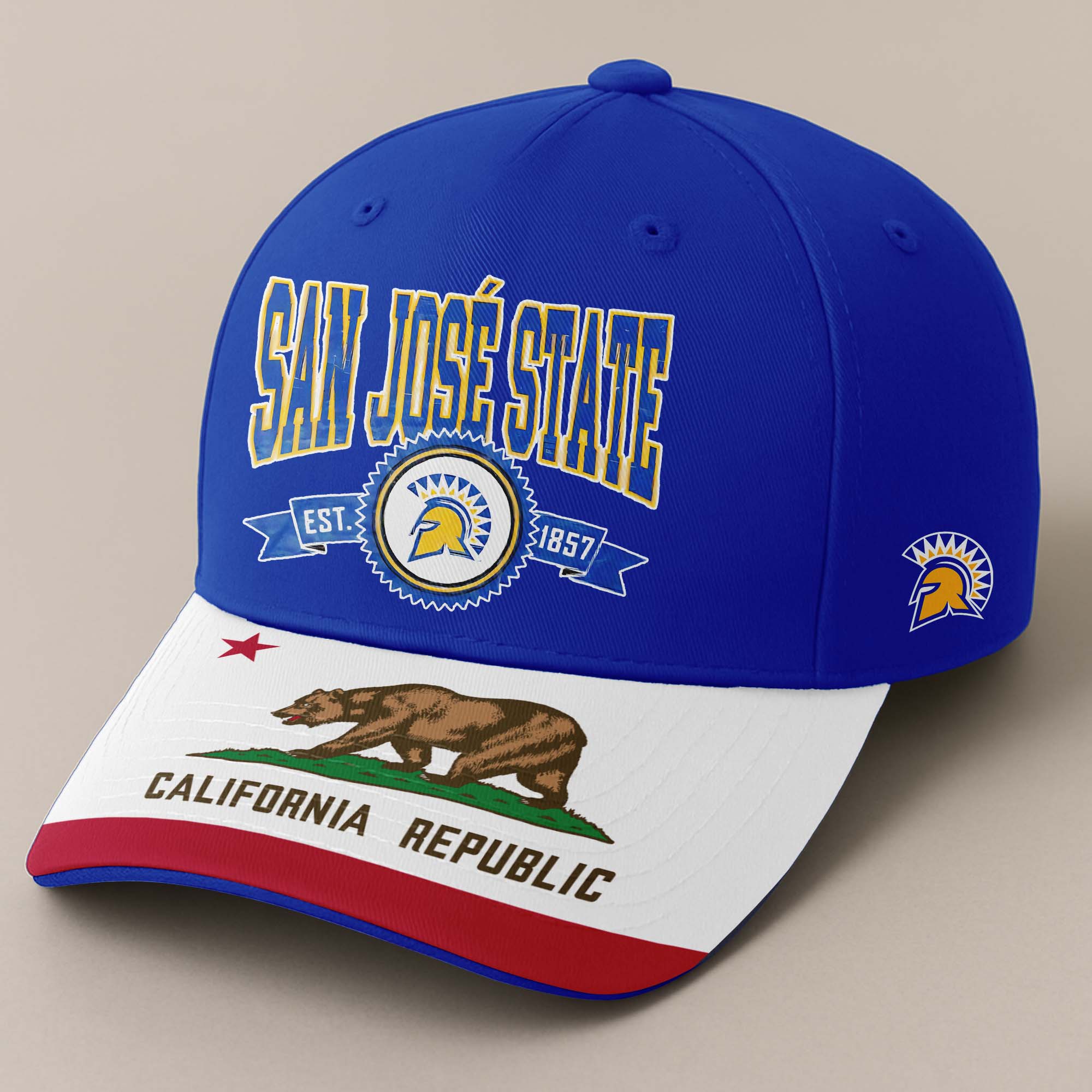 San Jose State Spartans Embroidered and Printed Cap PT72415