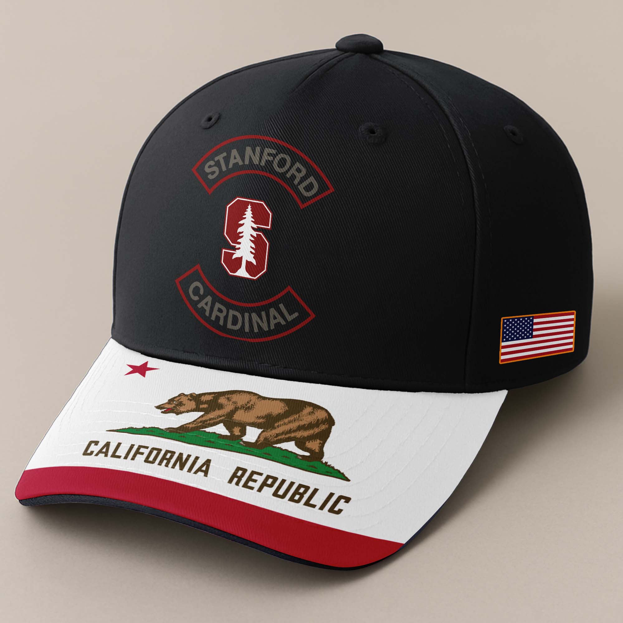 Stanford Cardinal Embroidered and Printed Cap PT72418