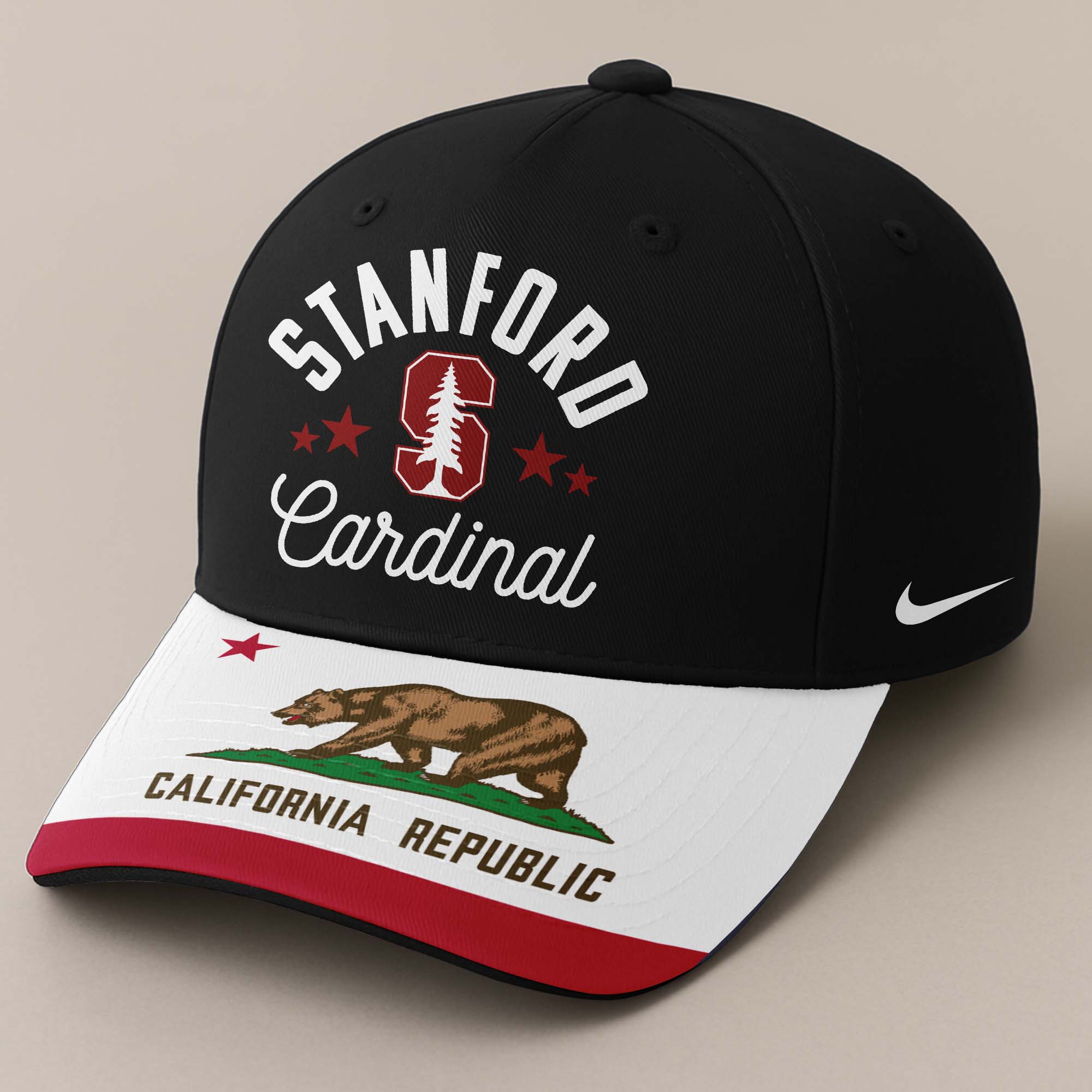 Stanford Cardinal Embroidered and Printed Cap PT72420