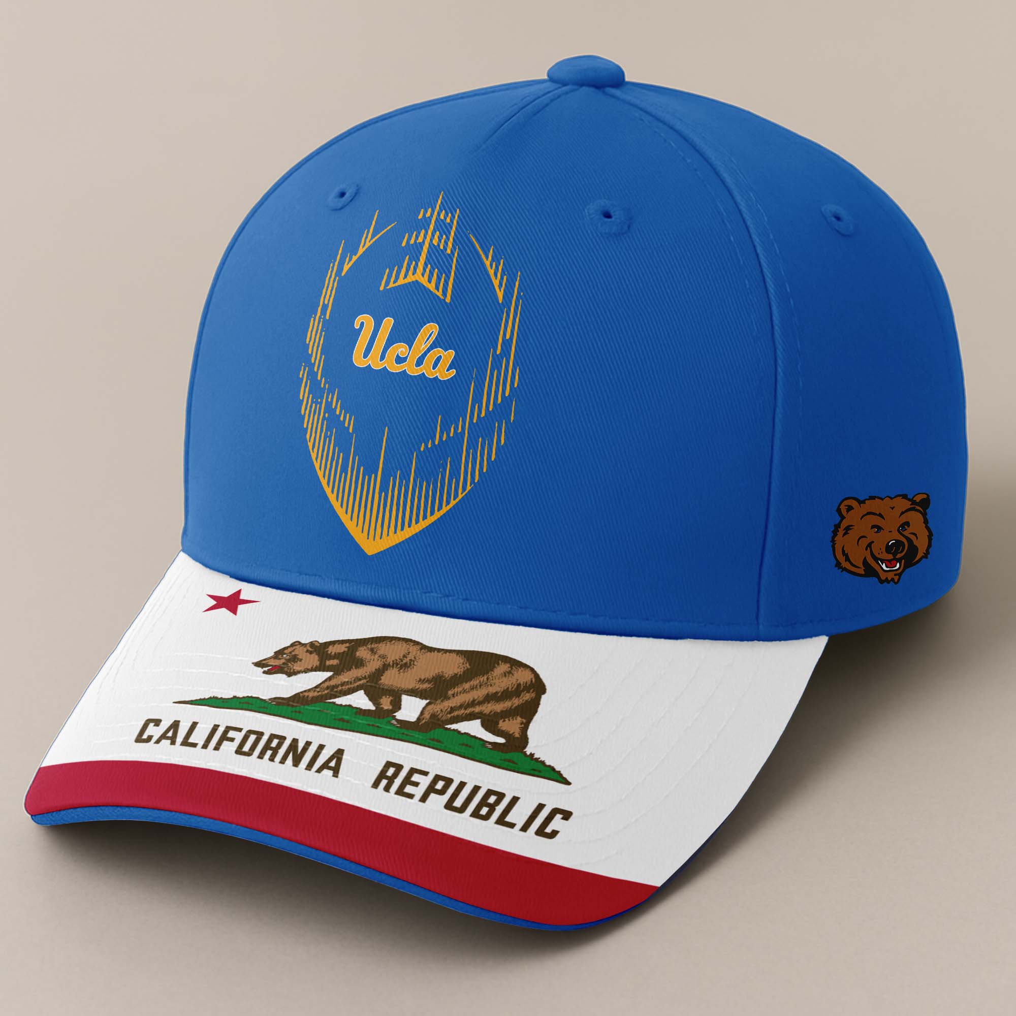 UCLA Bruins Embroidered and Printed Cap PT72423