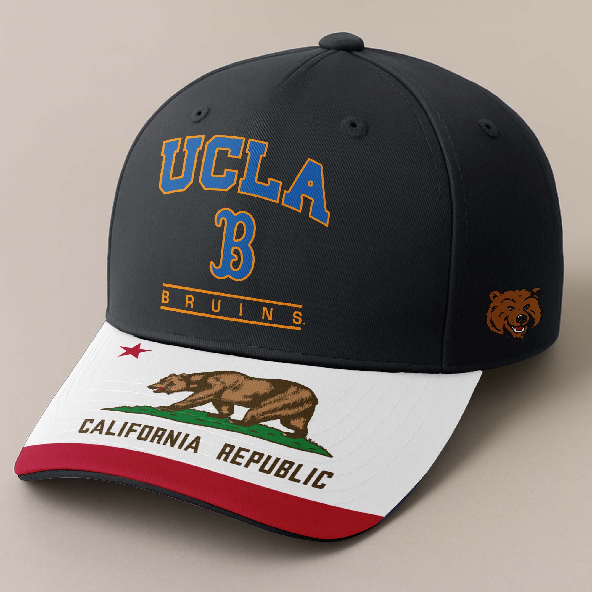 UCLA Bruins Embroidered and Printed Cap PT72424
