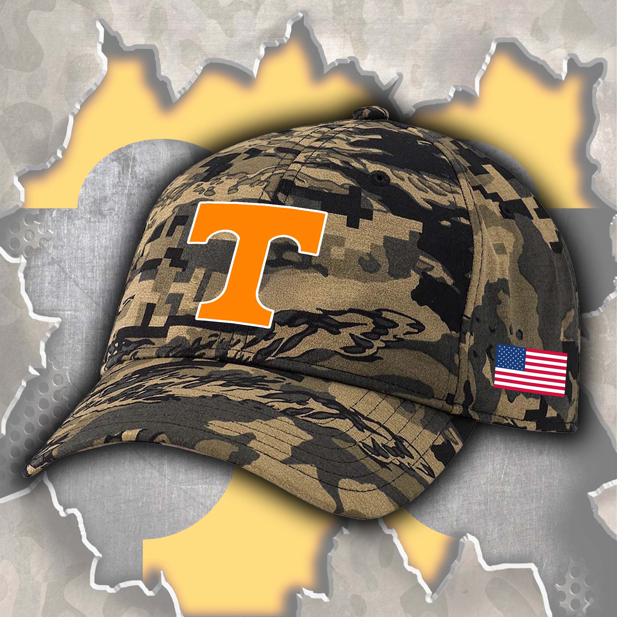 Tennessee Volunteers Embroidered and Printed Cap PT72507
