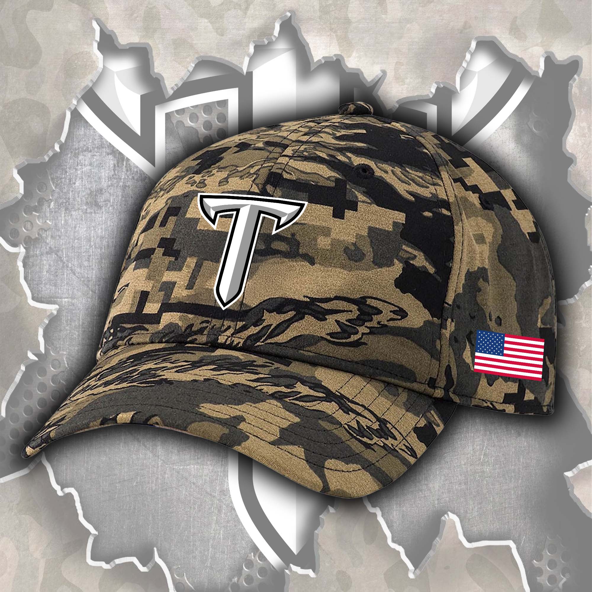 Troy Trojans Embroidered and Printed Cap PT72511