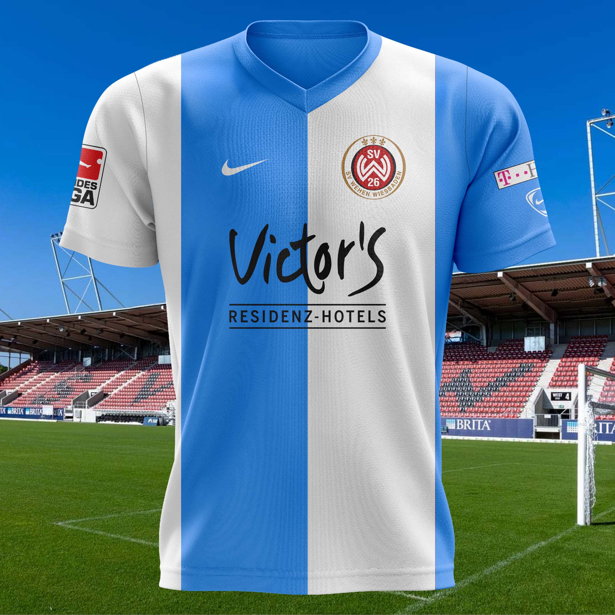 Wehen Wiesbaden 2007-08 Away Kit Retro Shirt PT72444