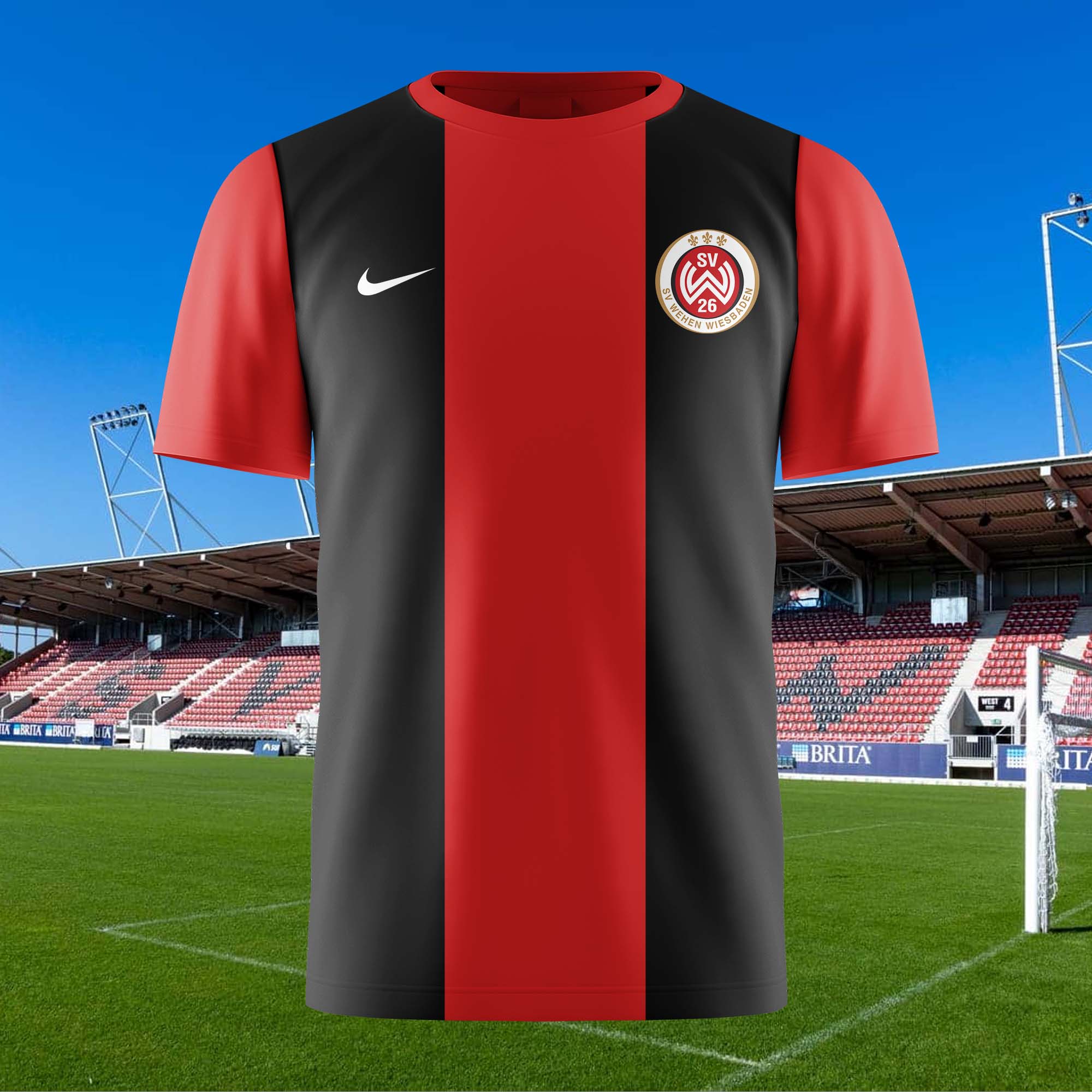 Wehen Wiesbaden 2009-10 Home Kit Retro Shirt PT72447