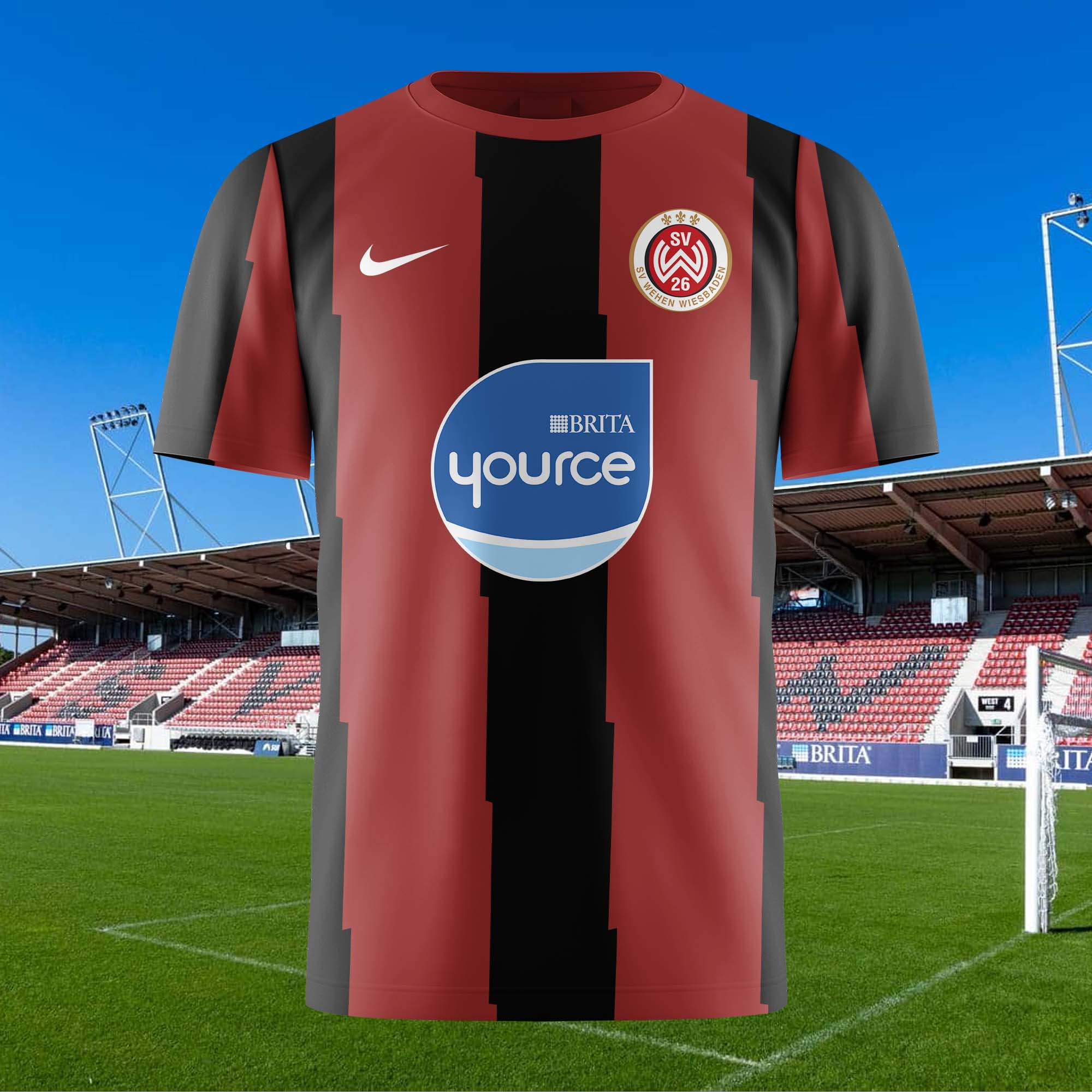 Wehen Wiesbaden 2011-12 Home Kit Retro Shirt PT72449