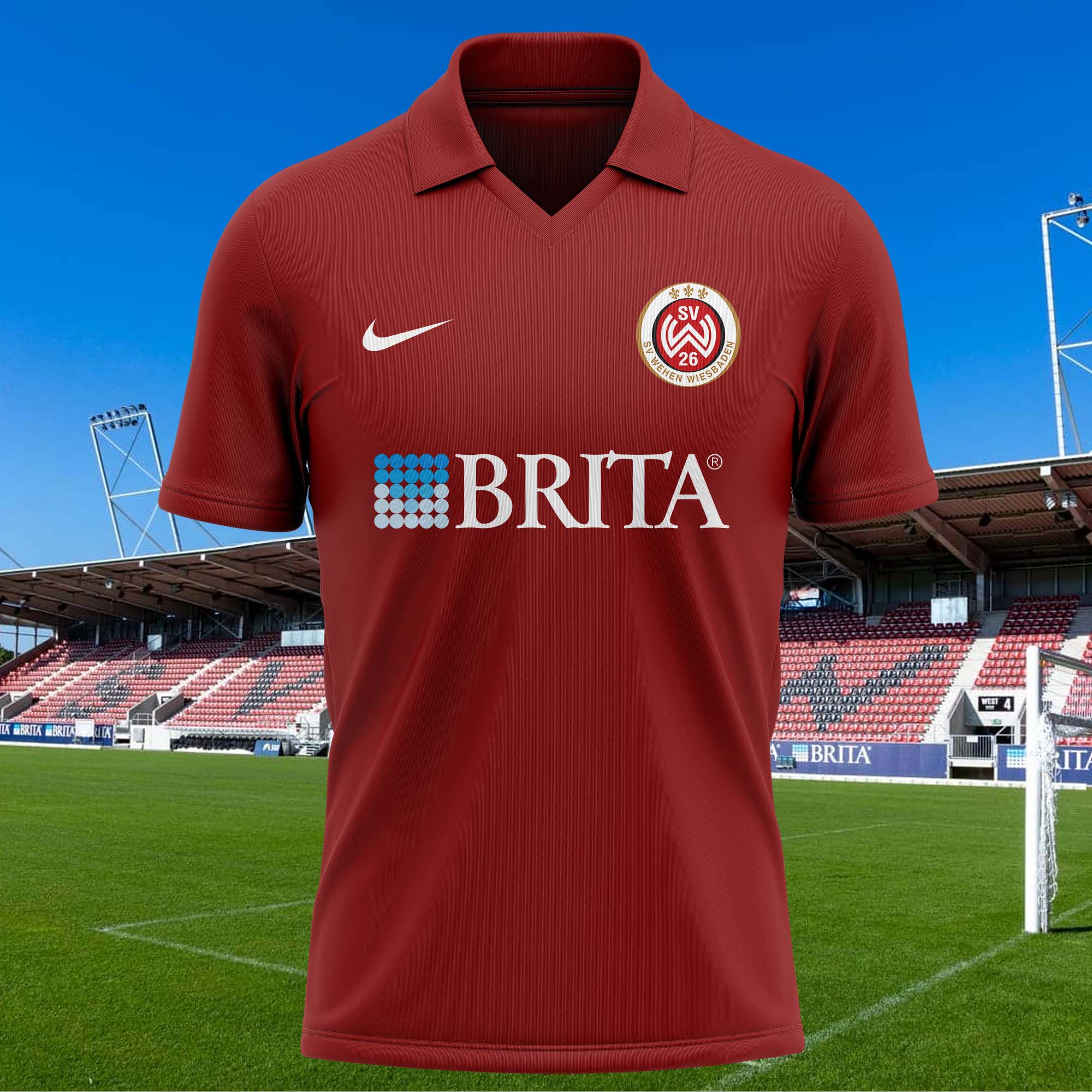 Wehen Wiesbaden 2012-13 Home Kit Retro Shirt PT72450