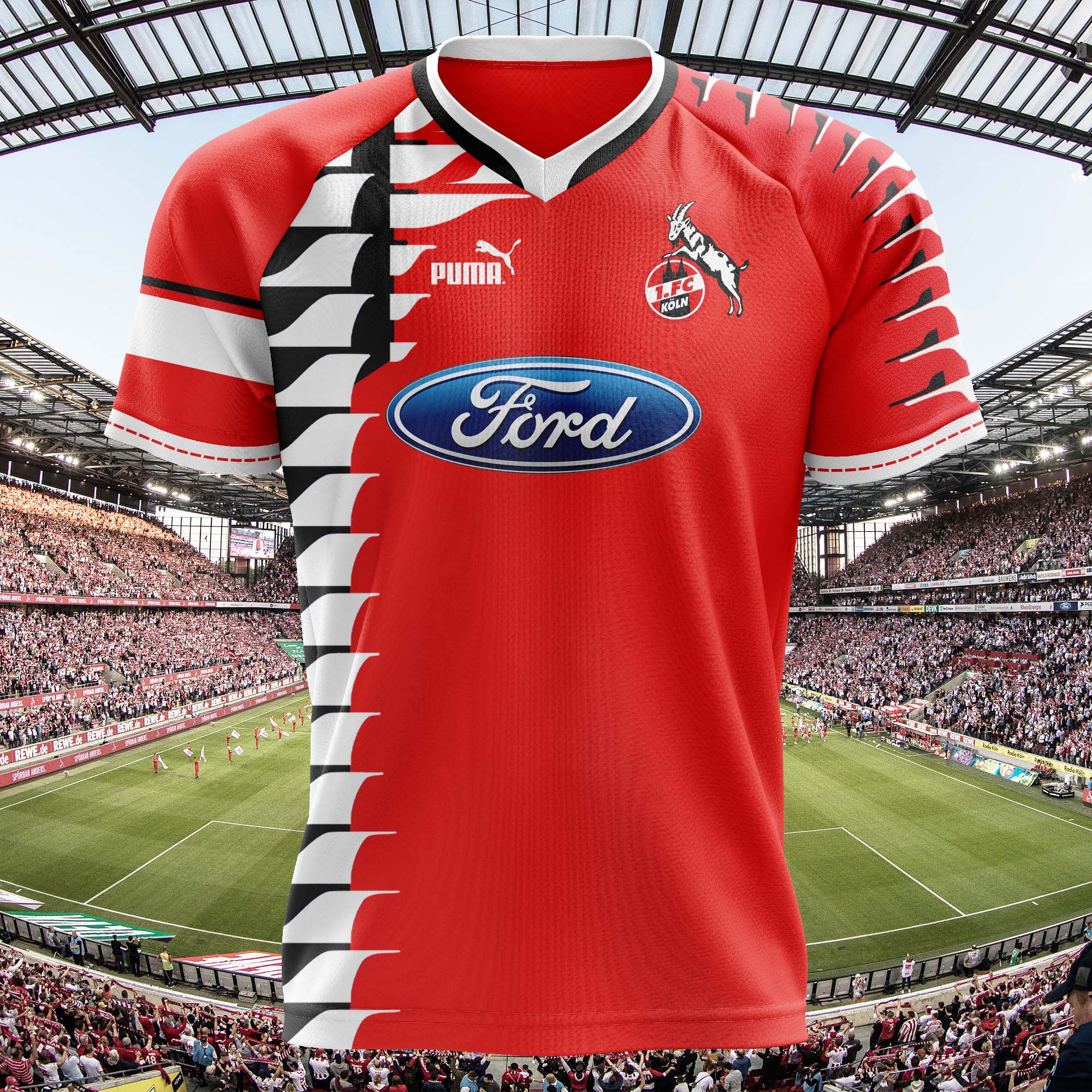 1. FC Köln 1994-95 Special Kit Retro Shirt PT72536