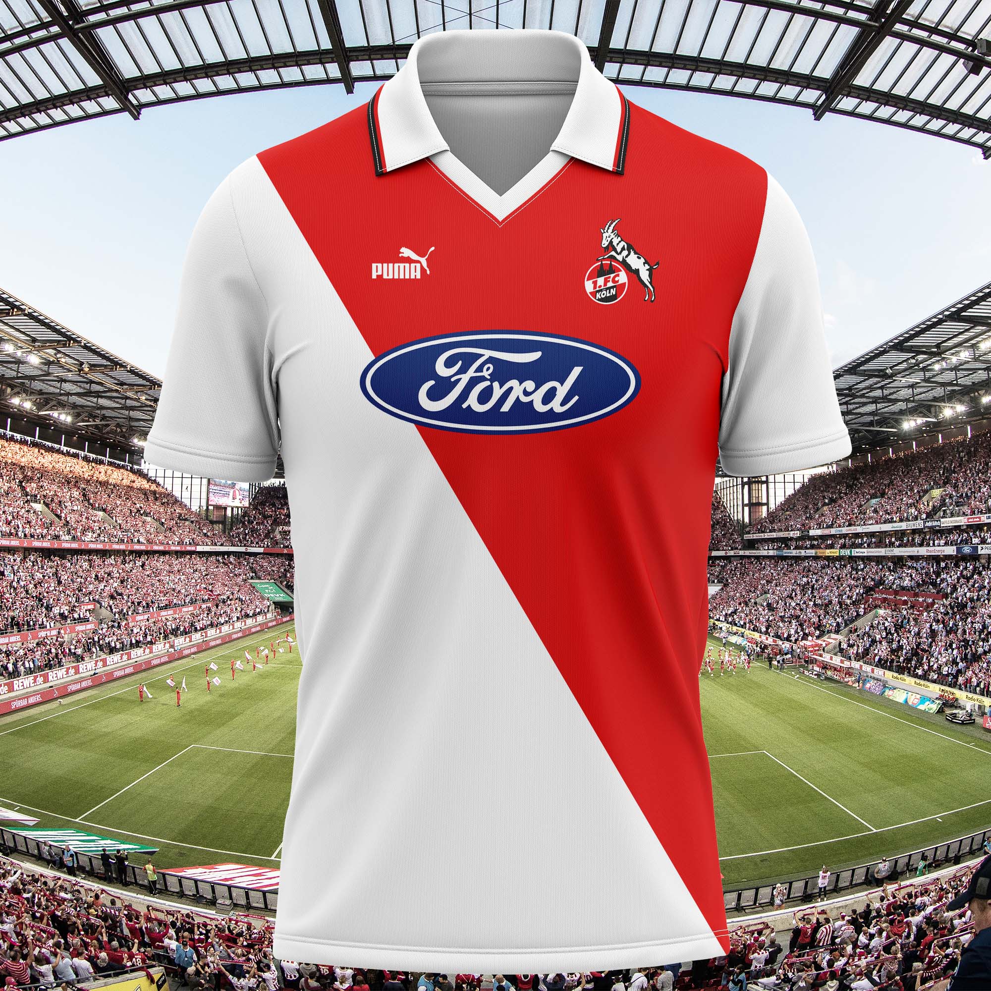 1. FC Köln 1997-98 Anniversary Kit Retro Shirt PT72537