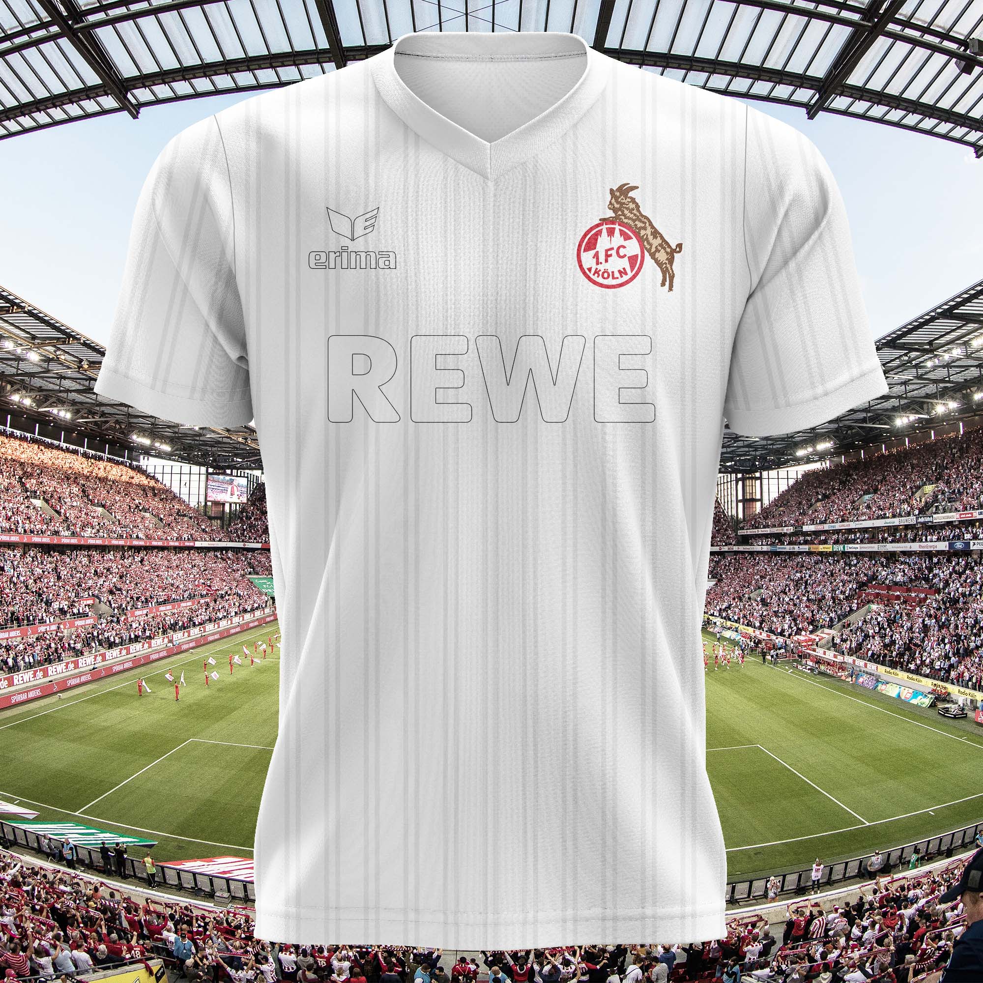 1. FC Köln 2017-18 Anniversary Kit Retro Shirt PT72540