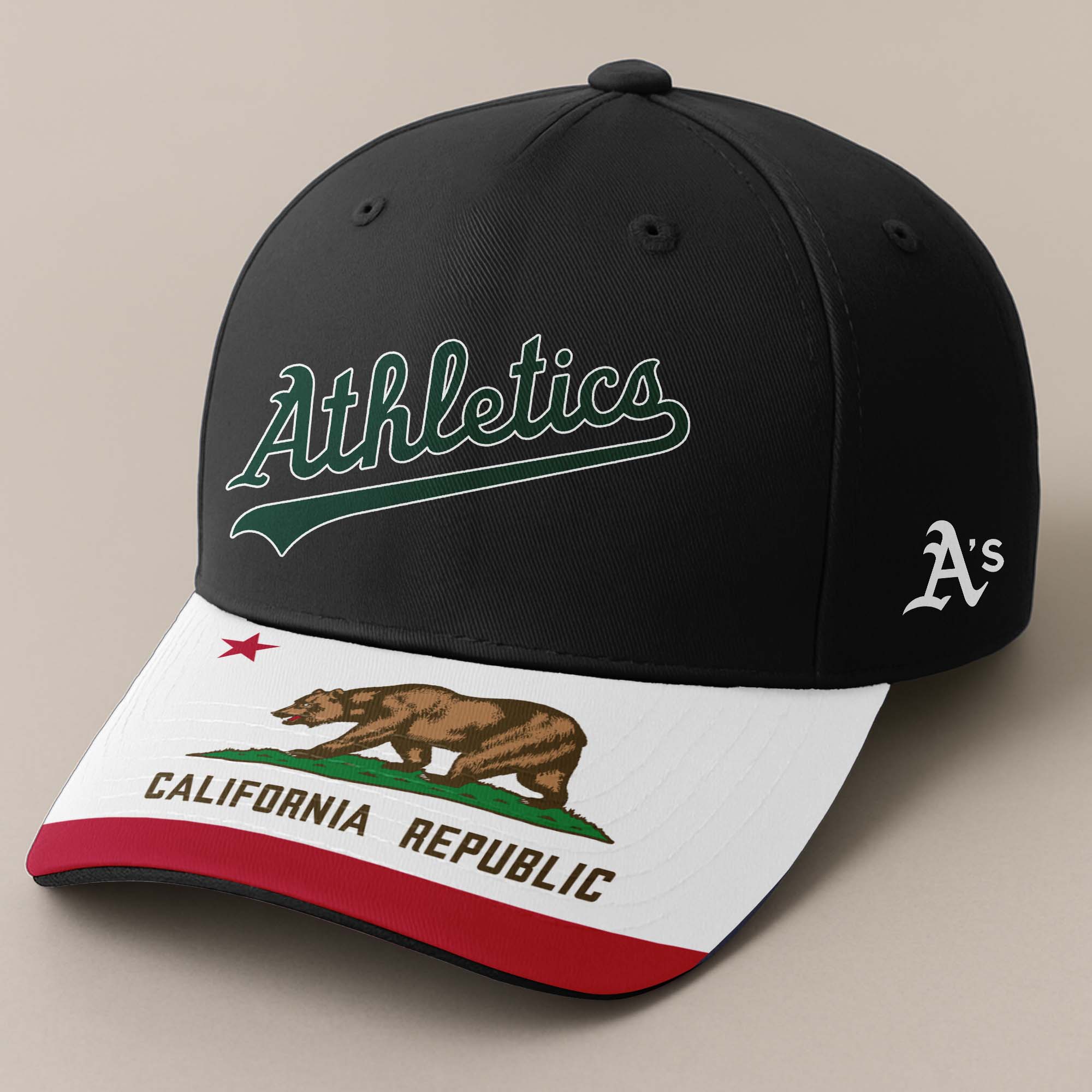 Athletics Hometown Embroidered and Printed Cap PT72544