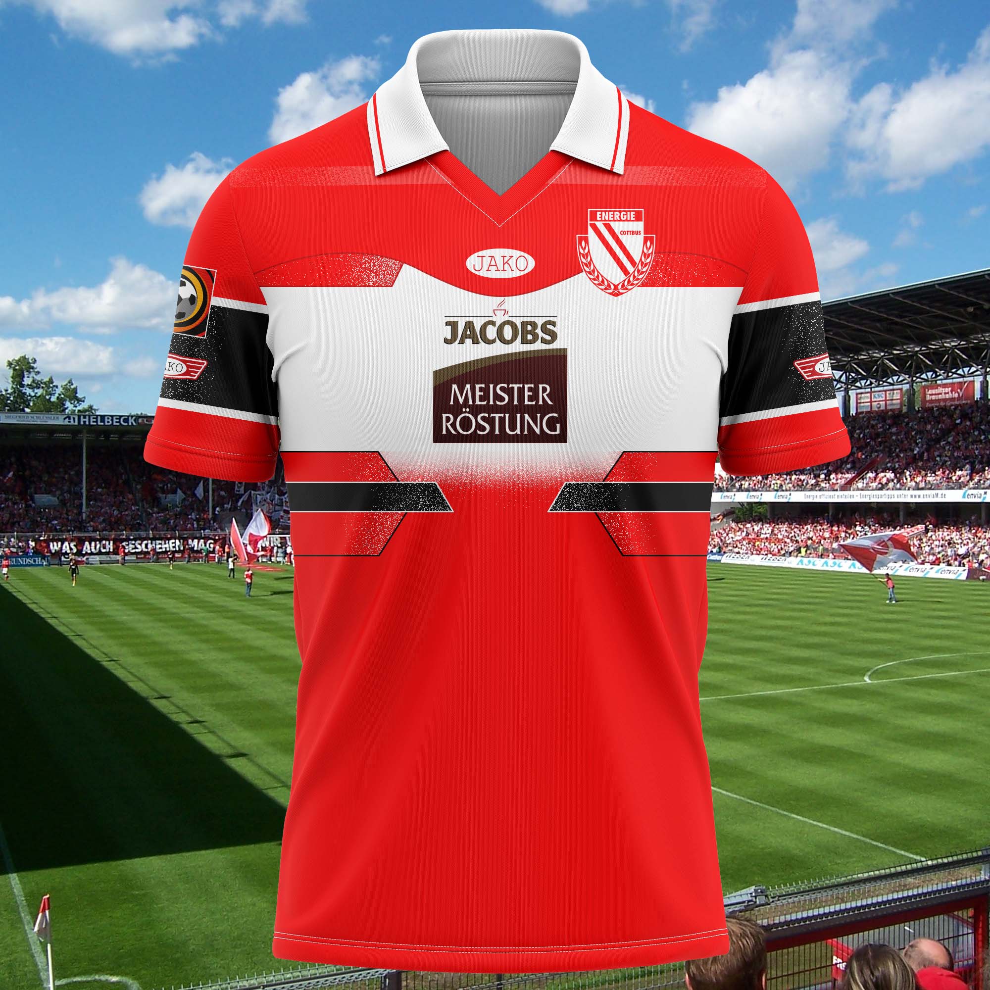 Energie Cottbus 1998-99 Home Kit Retro Shirt PT72526