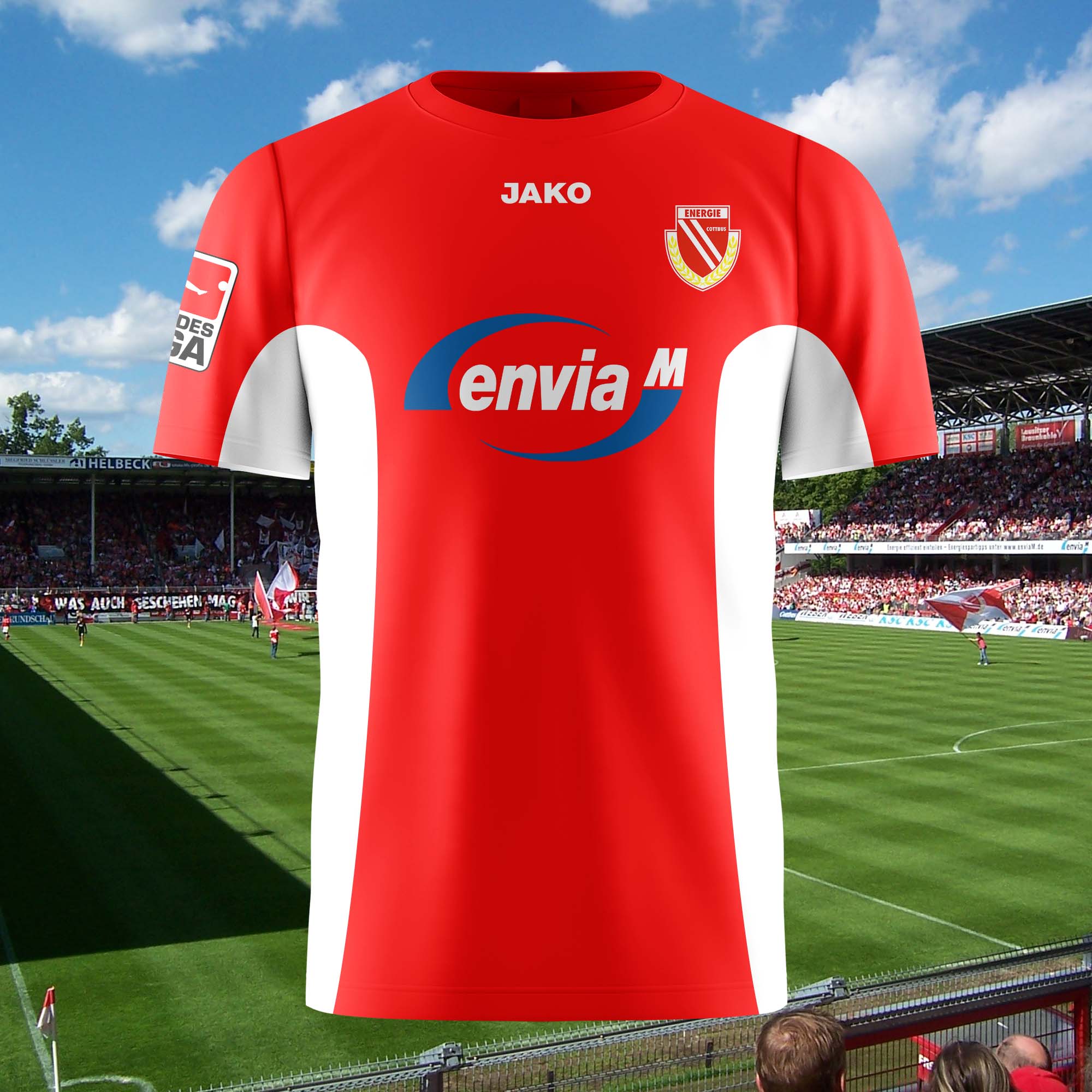 Energie Cottbus 2002-03 Home Kit Retro Shirt PT72529