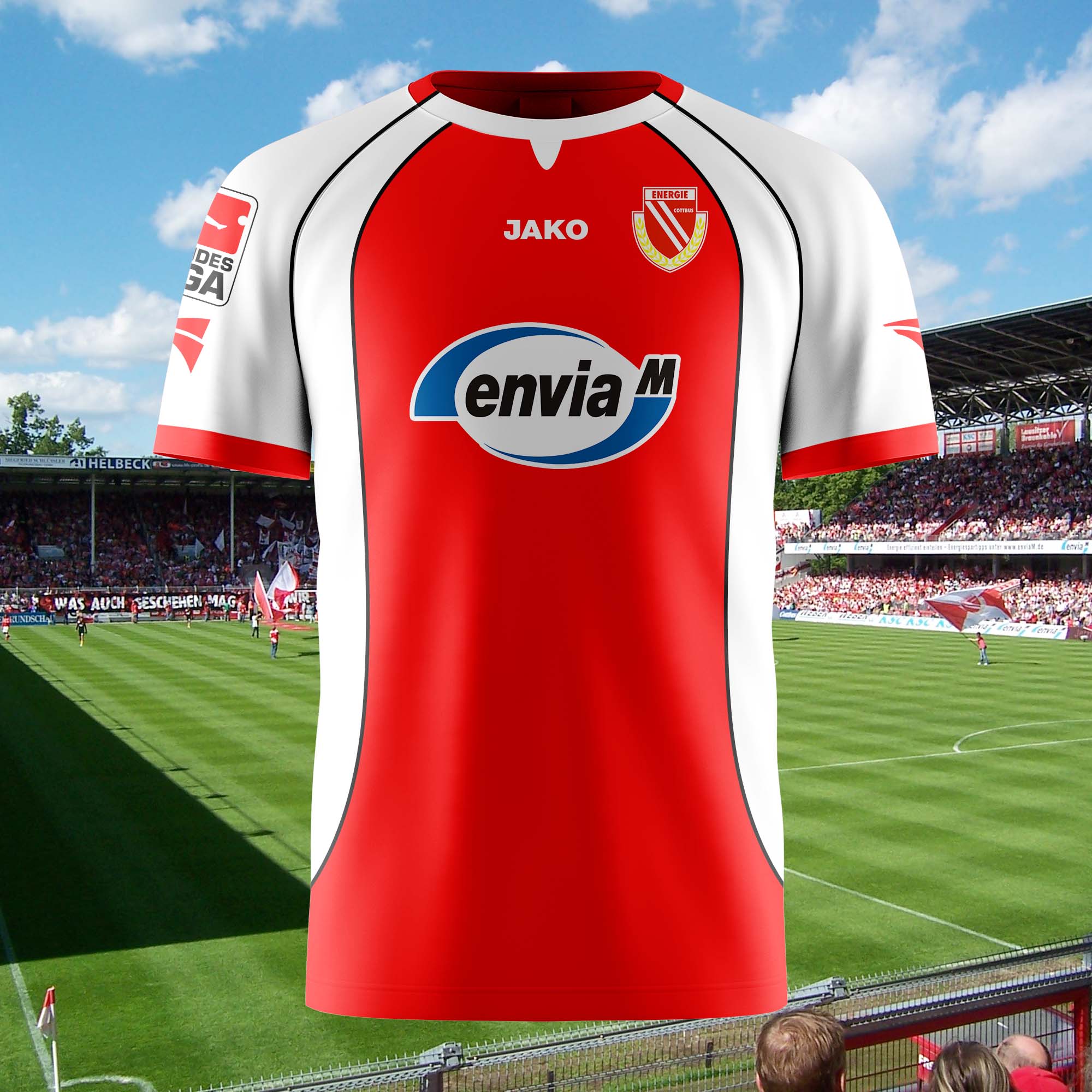 Energie Cottbus 2005-06 Home Kit Retro Shirt PT72532