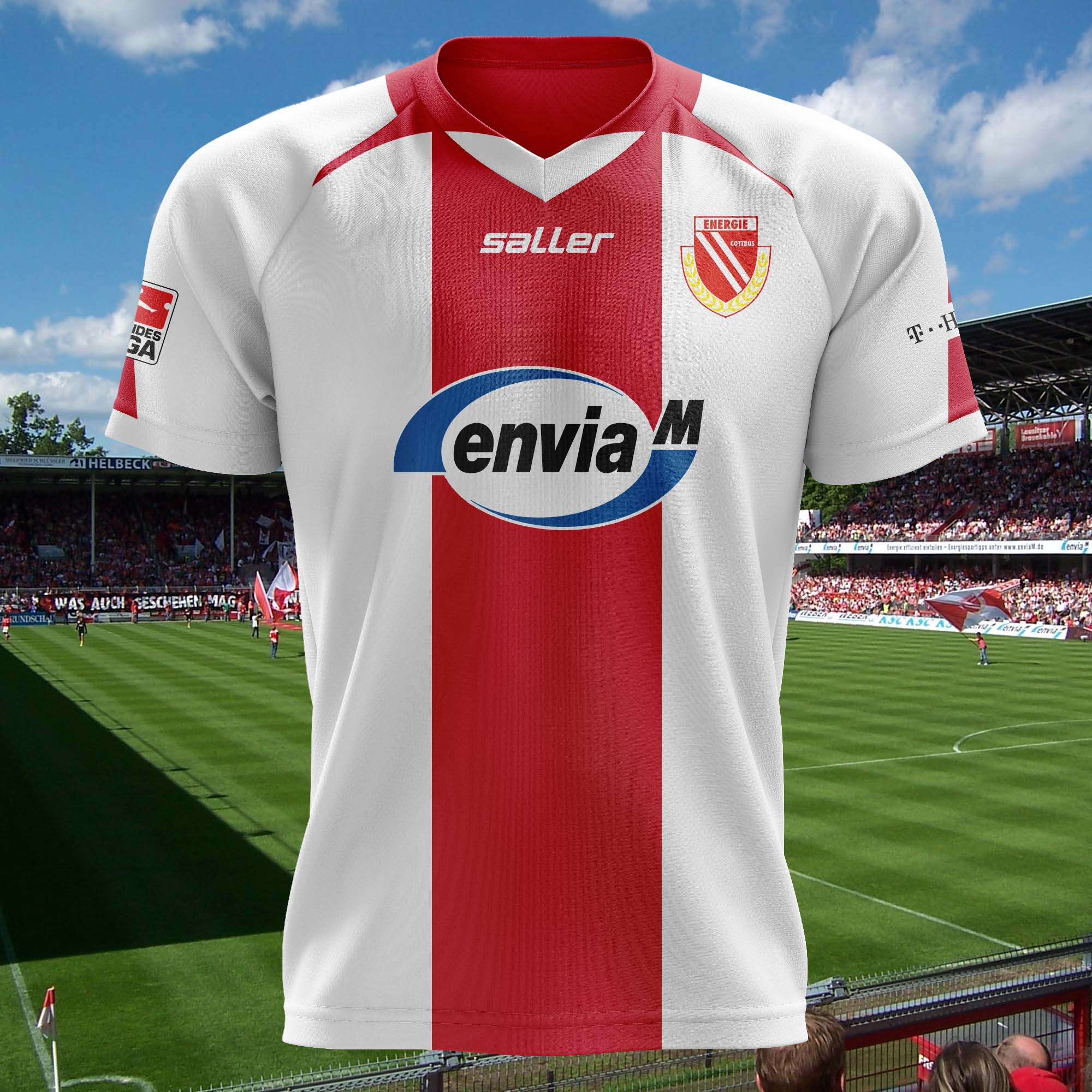 Energie Cottbus 2006-07 Home Kit Retro Shirt PT72533