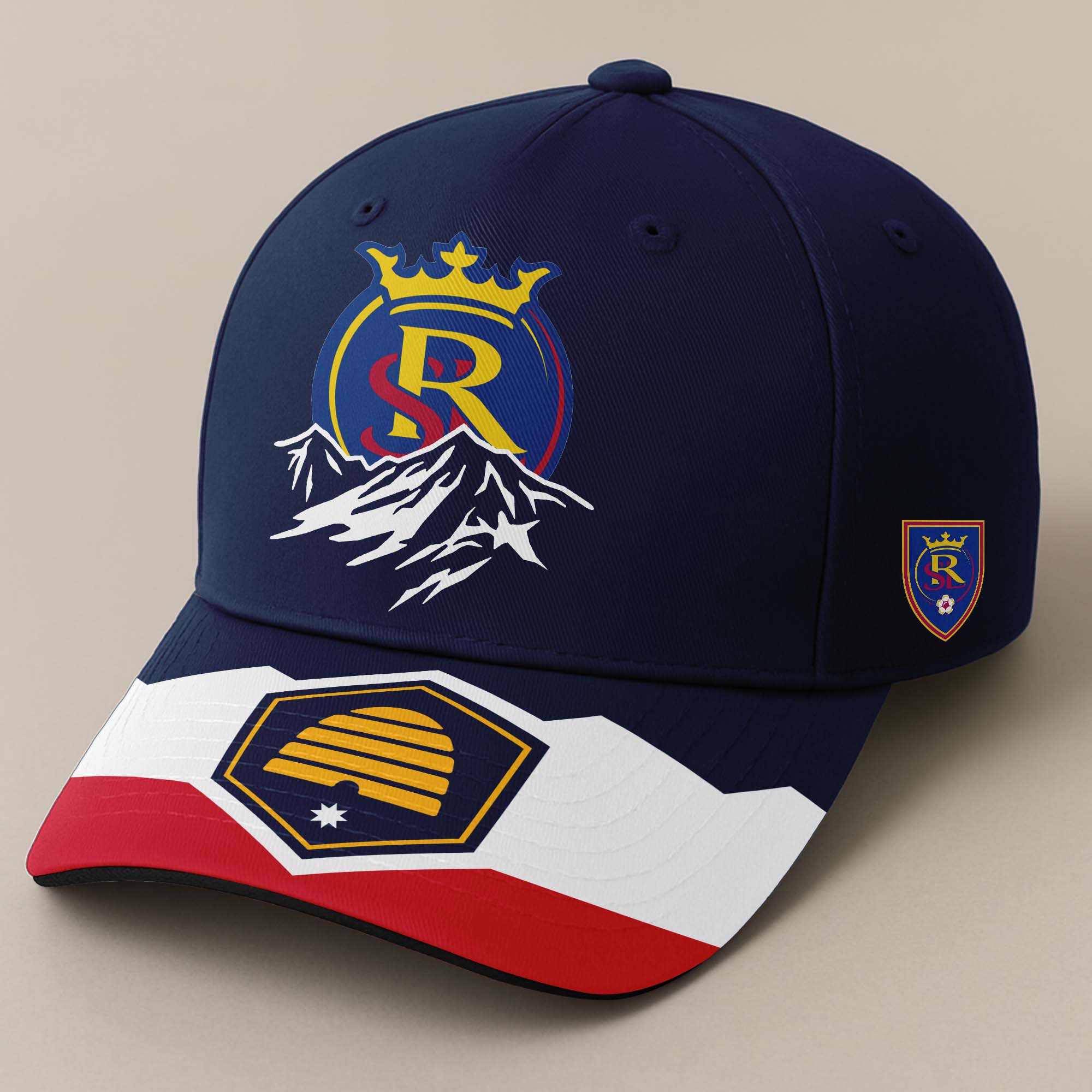 Real Salt Lake Team Hometown Embroidered and Printed Cap PT72556