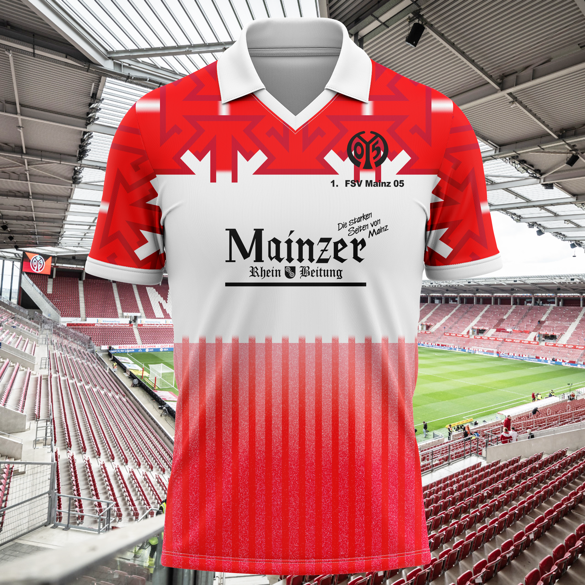 1. FSV Mainz 05 1993-94 Home Kit Retro Shirt PT72562