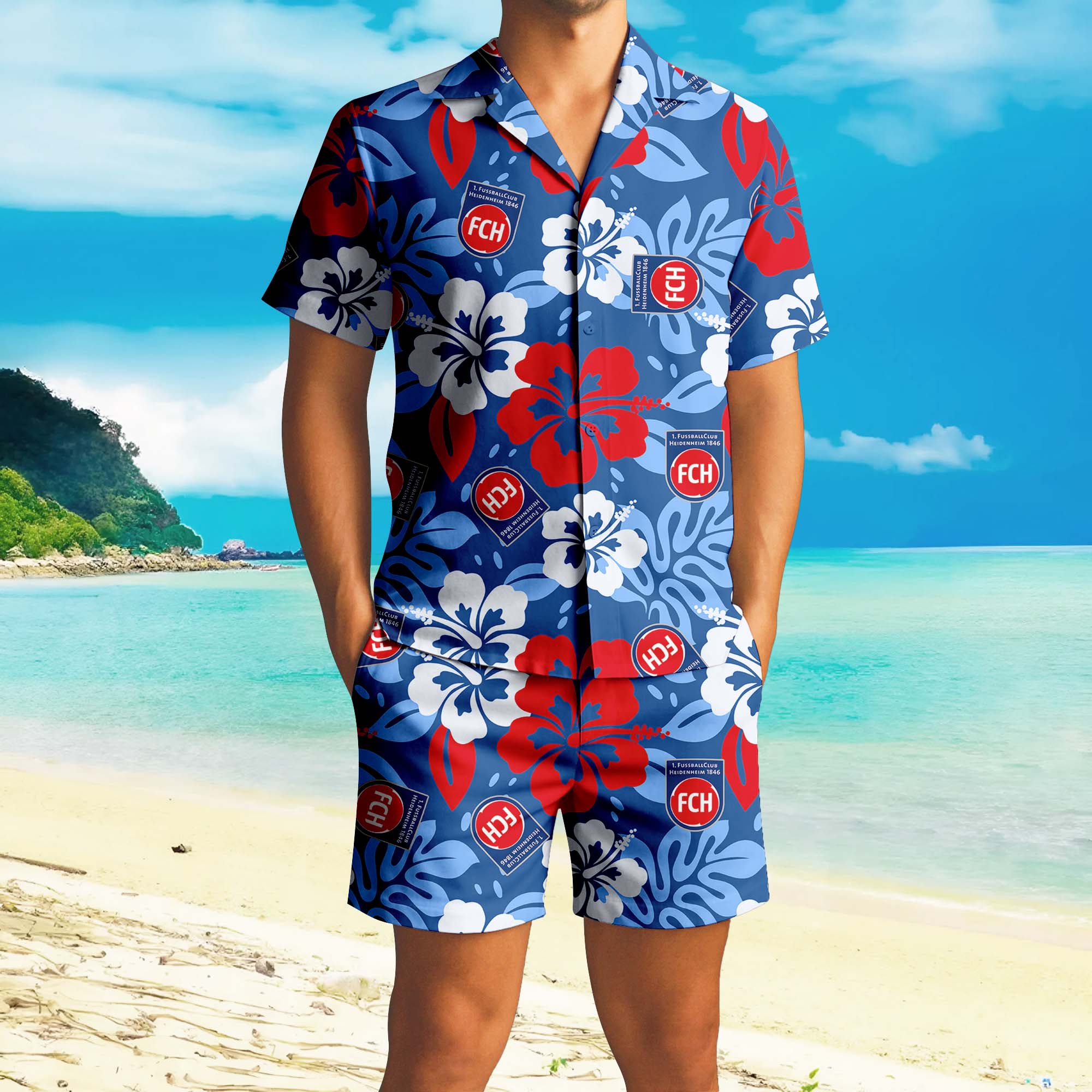 Hawaiian Pattern Bundesliga Shirt+Short PT72864