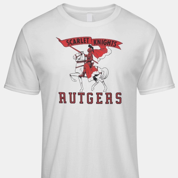1955 Vintage Rutgers Scarlet Knights T-Shirt PT73319