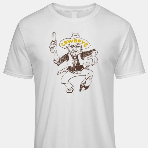 1977 Vintage Wyoming Cowboys T-Shirt PT73364