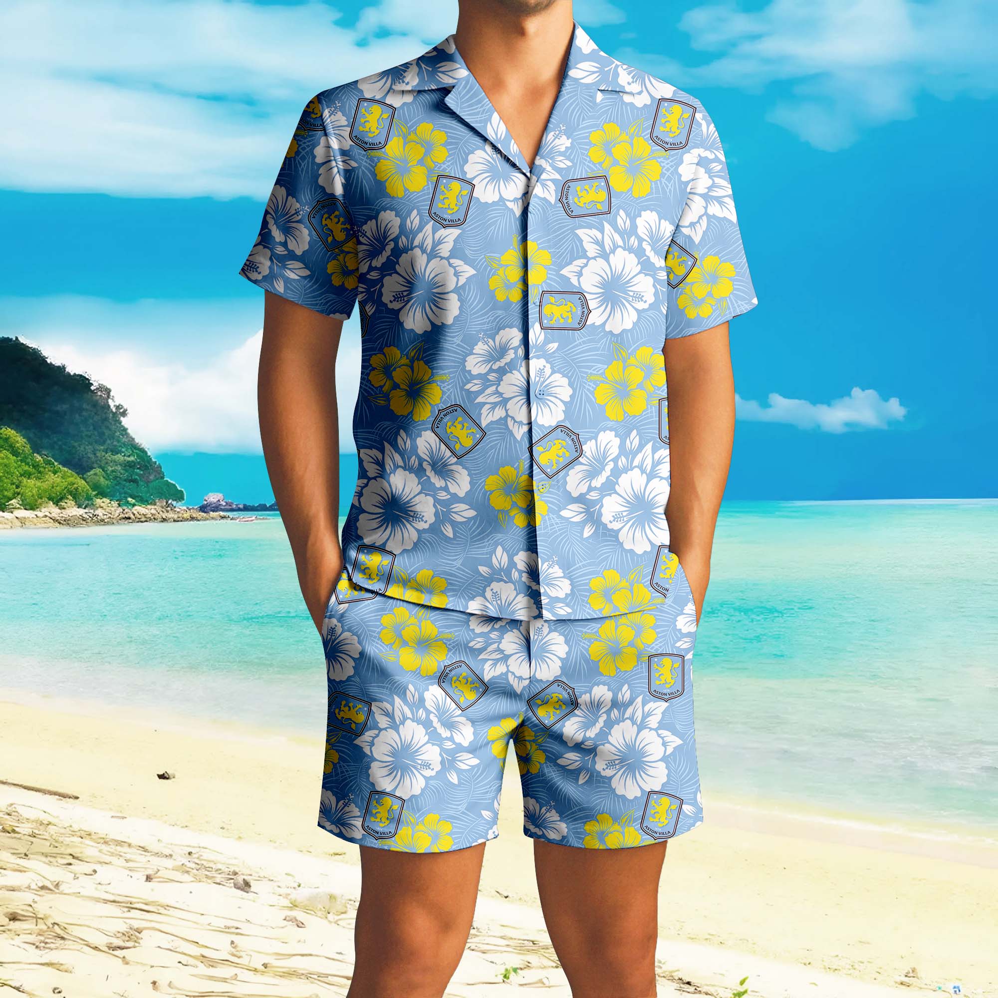 Hawaiian Pattern Premier League Shirt+Short PT72844