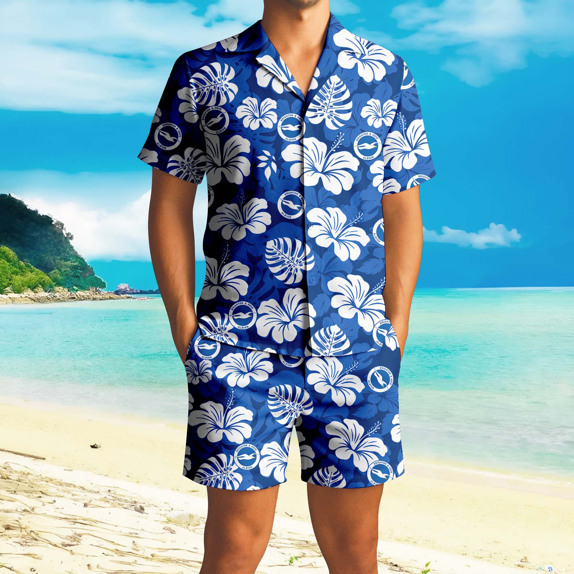 Hawaiian Pattern Premier League Shirt+Short PT72847