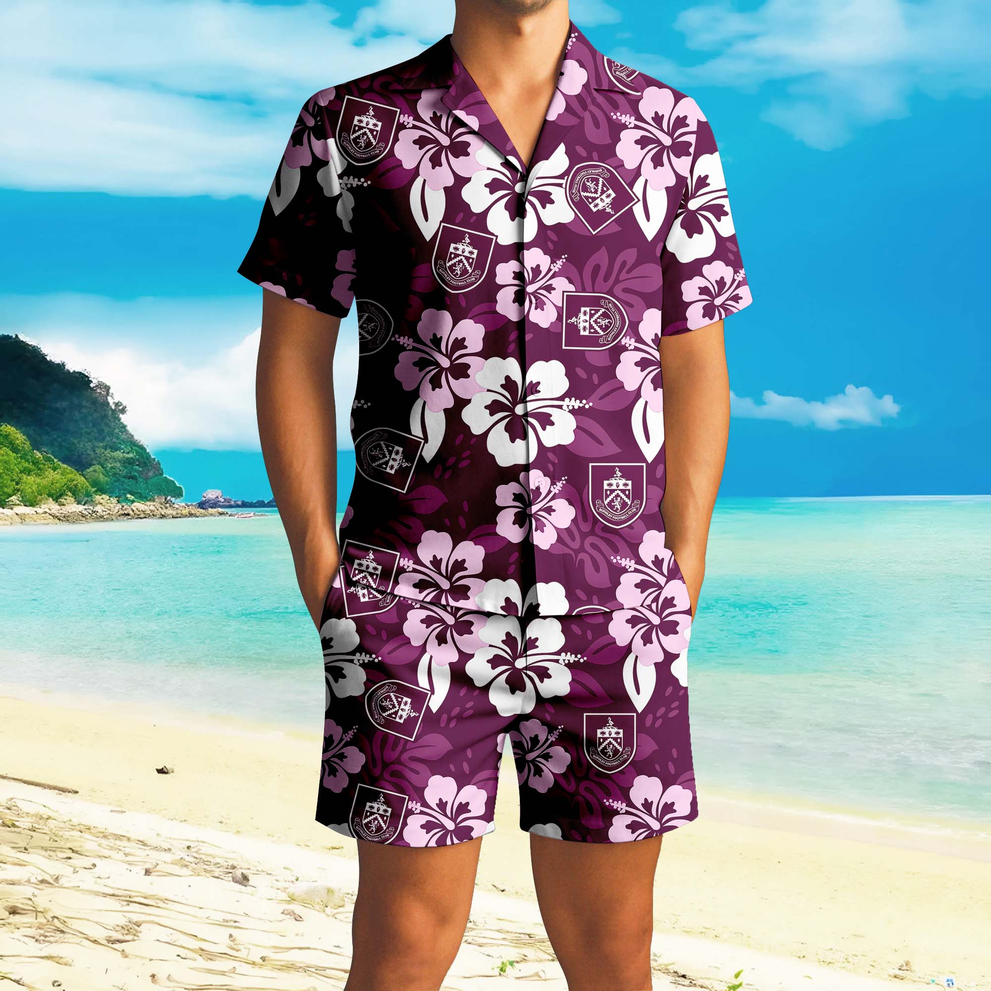 Hawaiian Pattern Premier League Shirt+Short PT72848