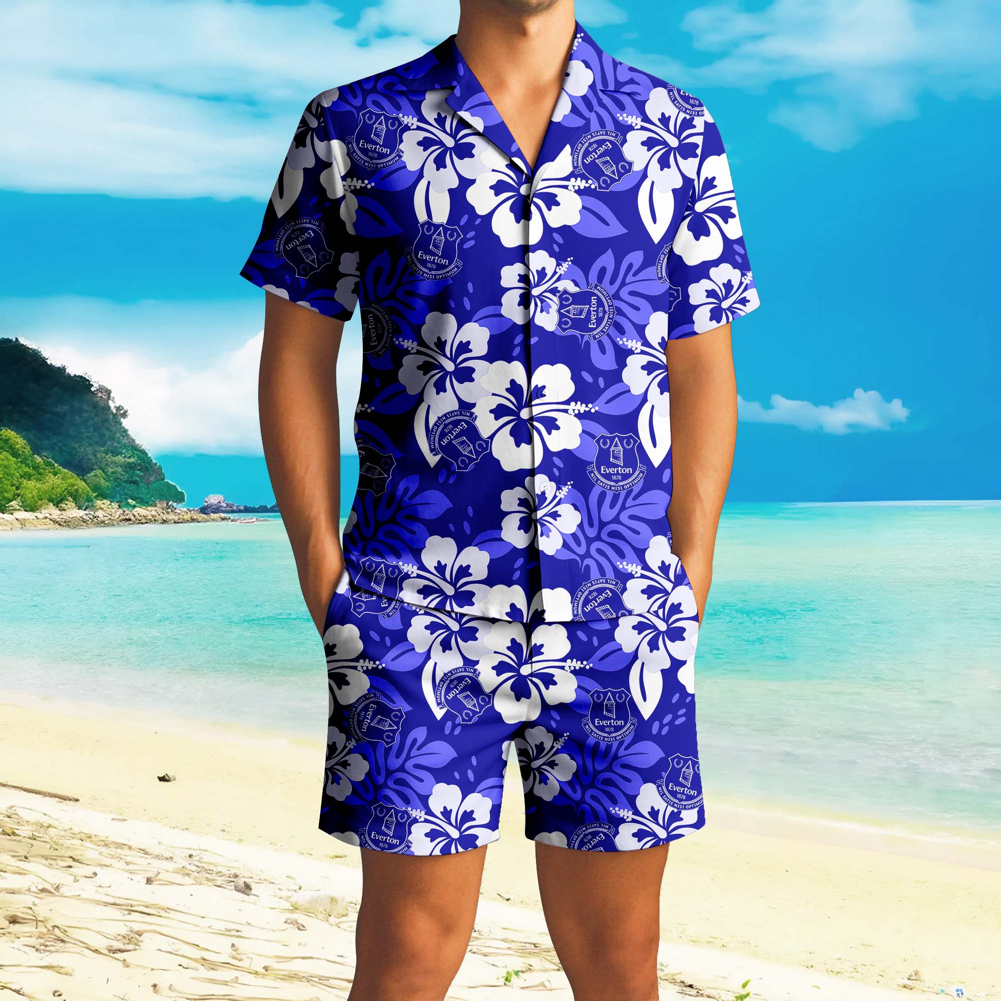 Hawaiian Pattern Premier League Shirt+Short PT72851