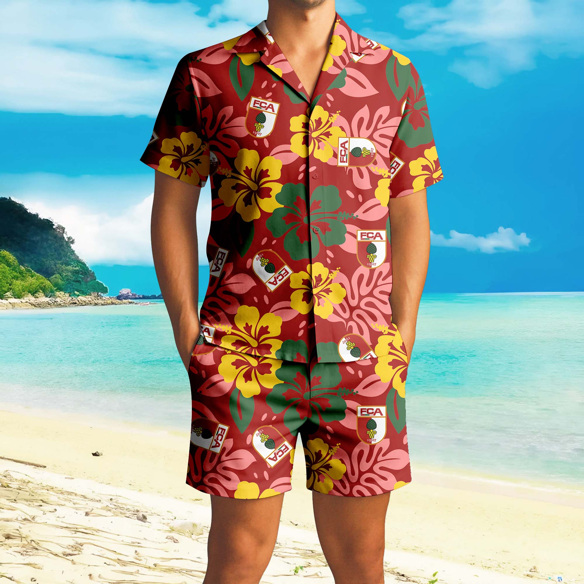Hawaiian Pattern Bundesliga Shirt+Short PT72872