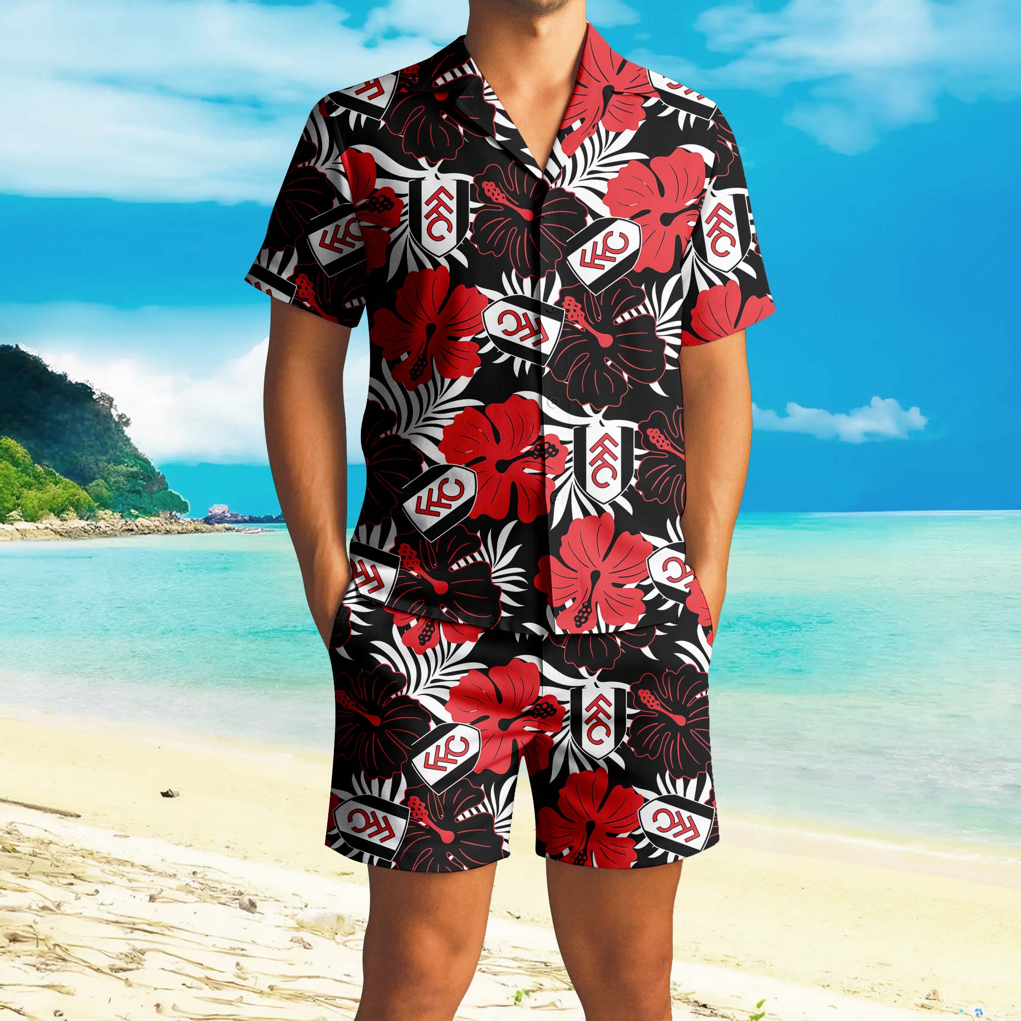 Hawaiian Pattern Premier League Shirt+Short PT72852
