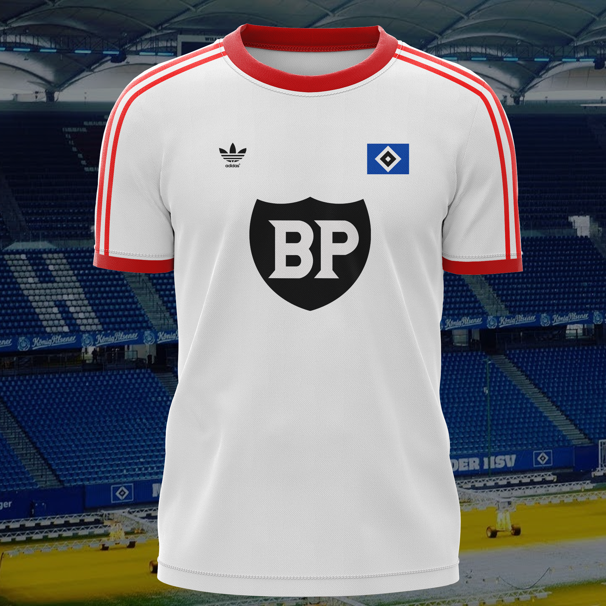 Hamburger SV 1985- 1986 Home Retro Shirt PT50833