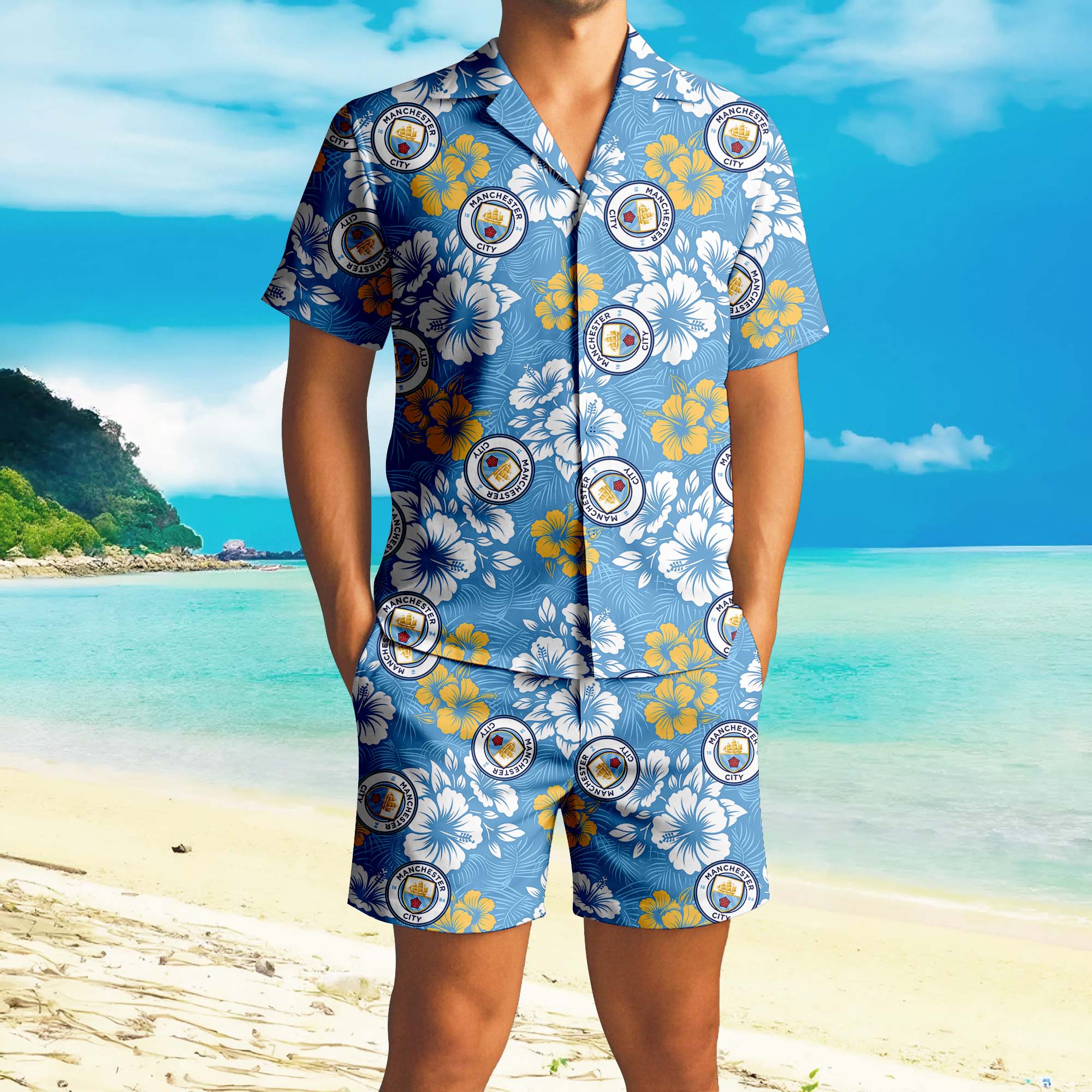 Hawaiian Pattern Premier League Shirt+Short PT72855