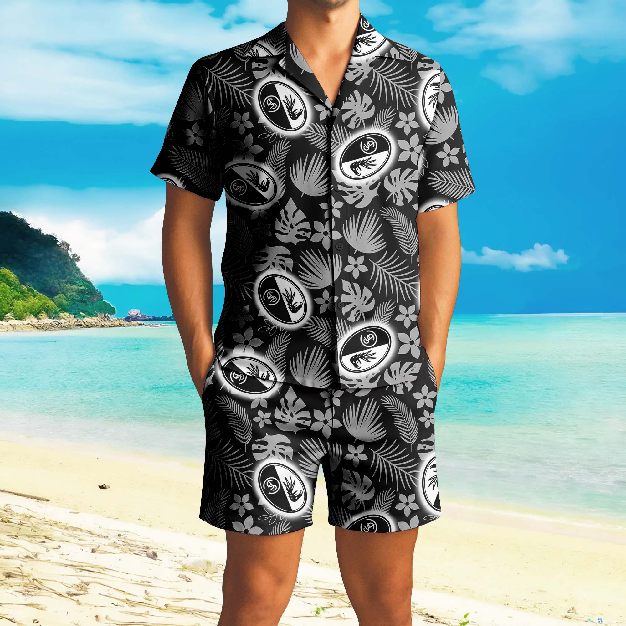 Hawaiian Pattern Bundesliga Shirt+Short PT72877