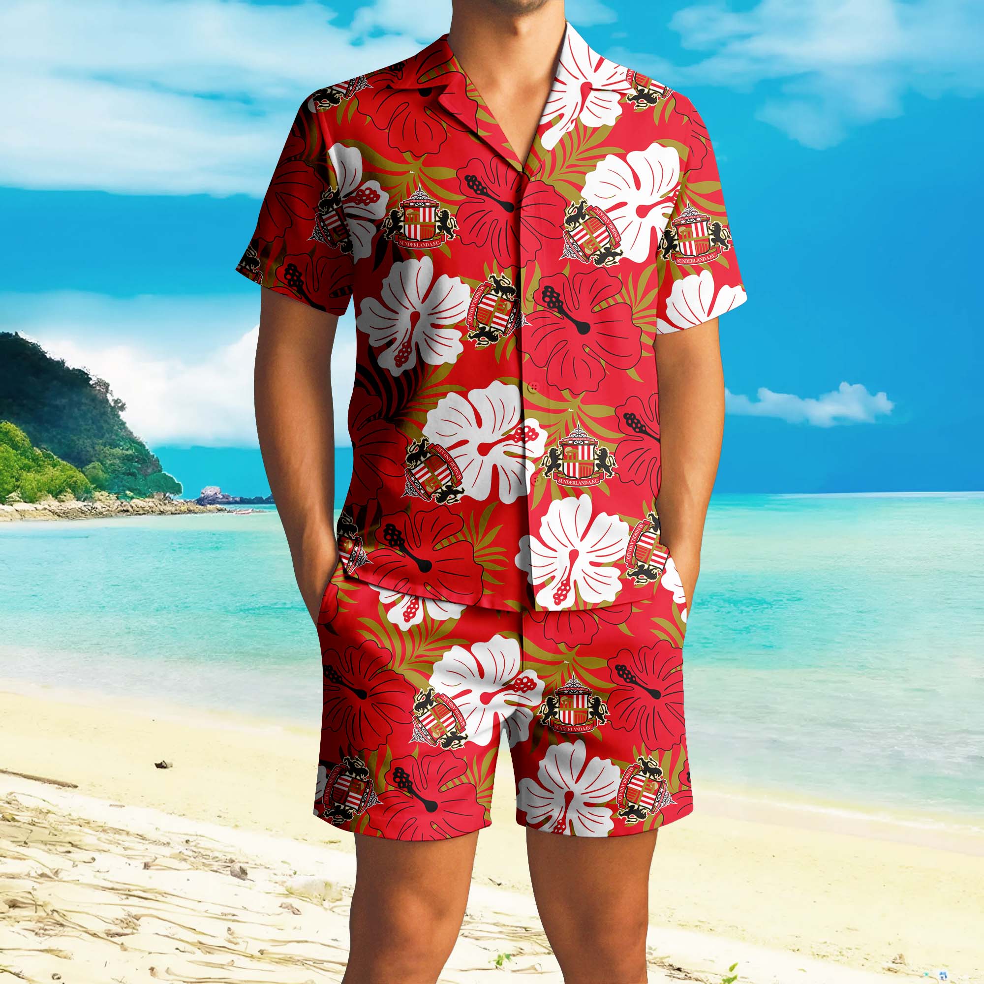 Hawaiian Pattern Premier League Shirt+Short PT72859