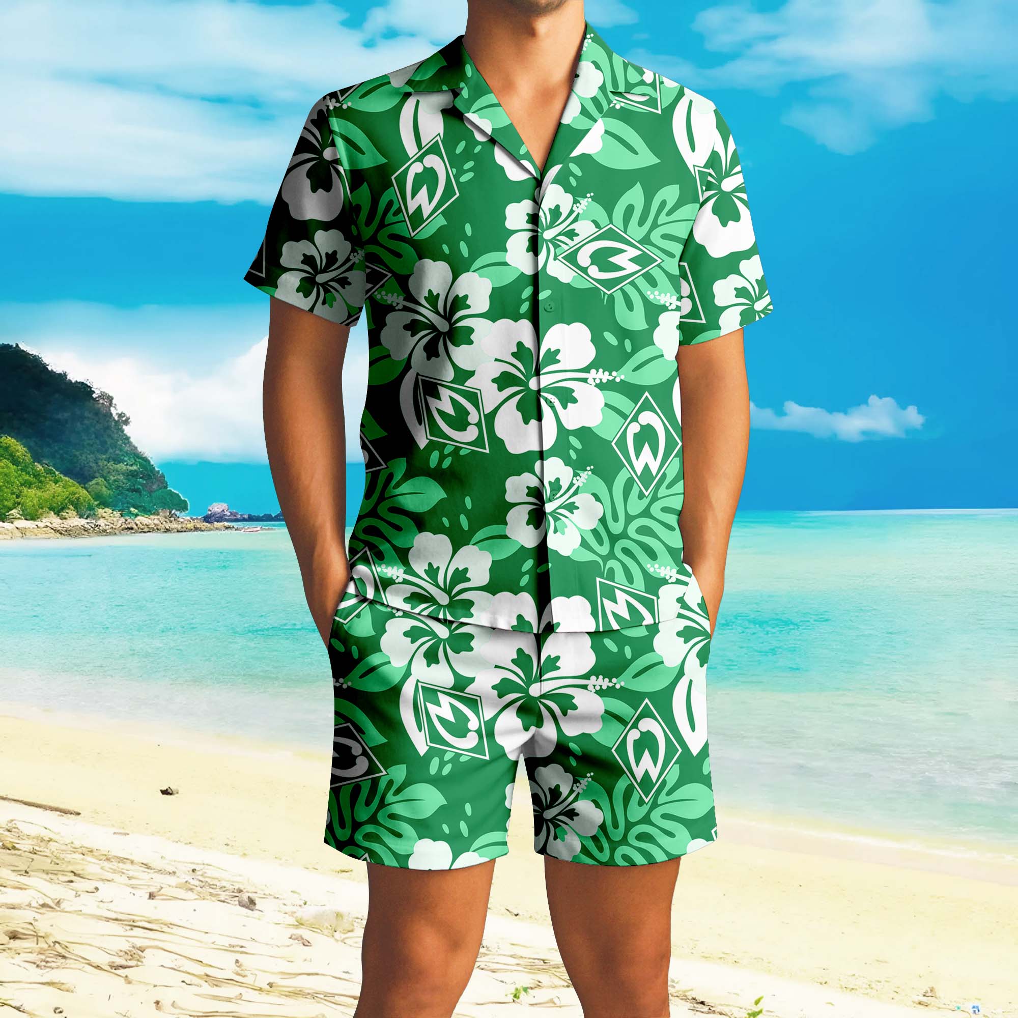 Hawaiian Pattern Bundesliga Shirt+Short PT72881