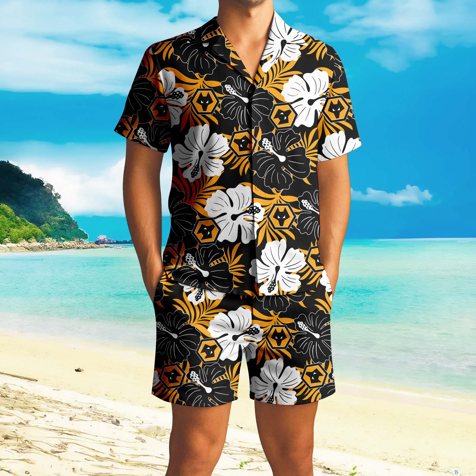 Hawaiian Pattern Premier League Shirt+Short PT72862