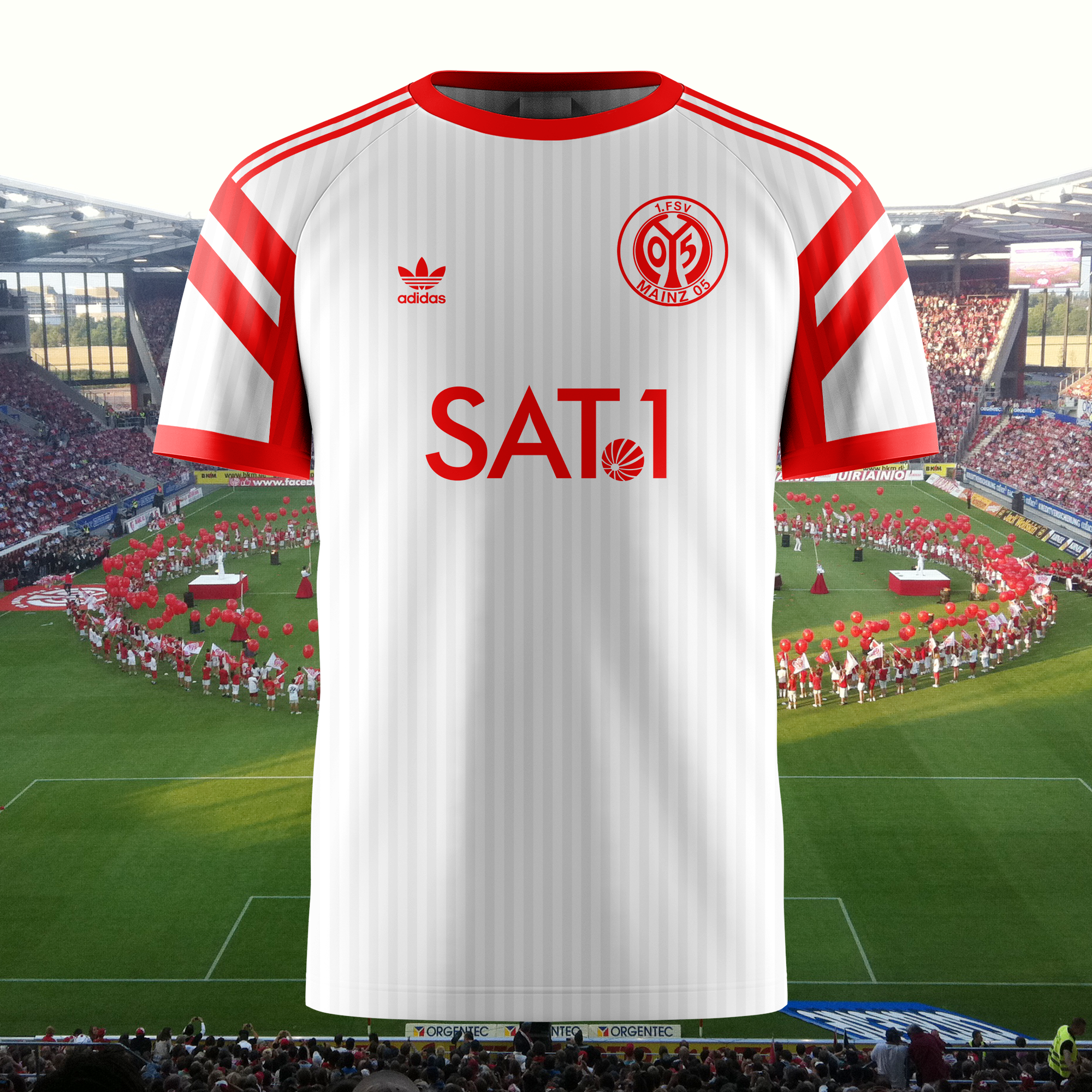 1. FSV Mainz 05 1990-91 Away Kit Retro Shirt PT73616