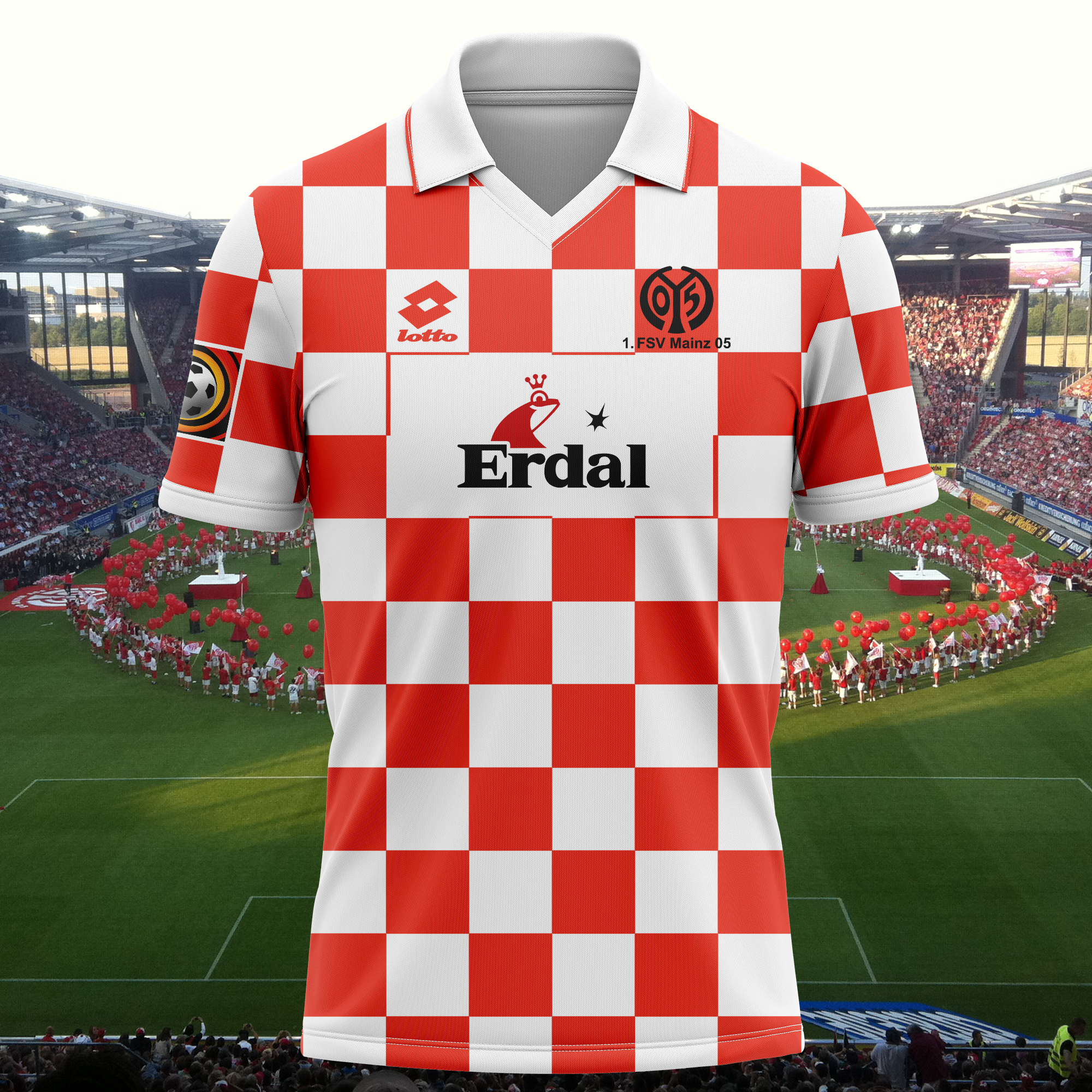 1. FSV Mainz 05 1996-97 Home V2 Kit Retro Shirt PT73618