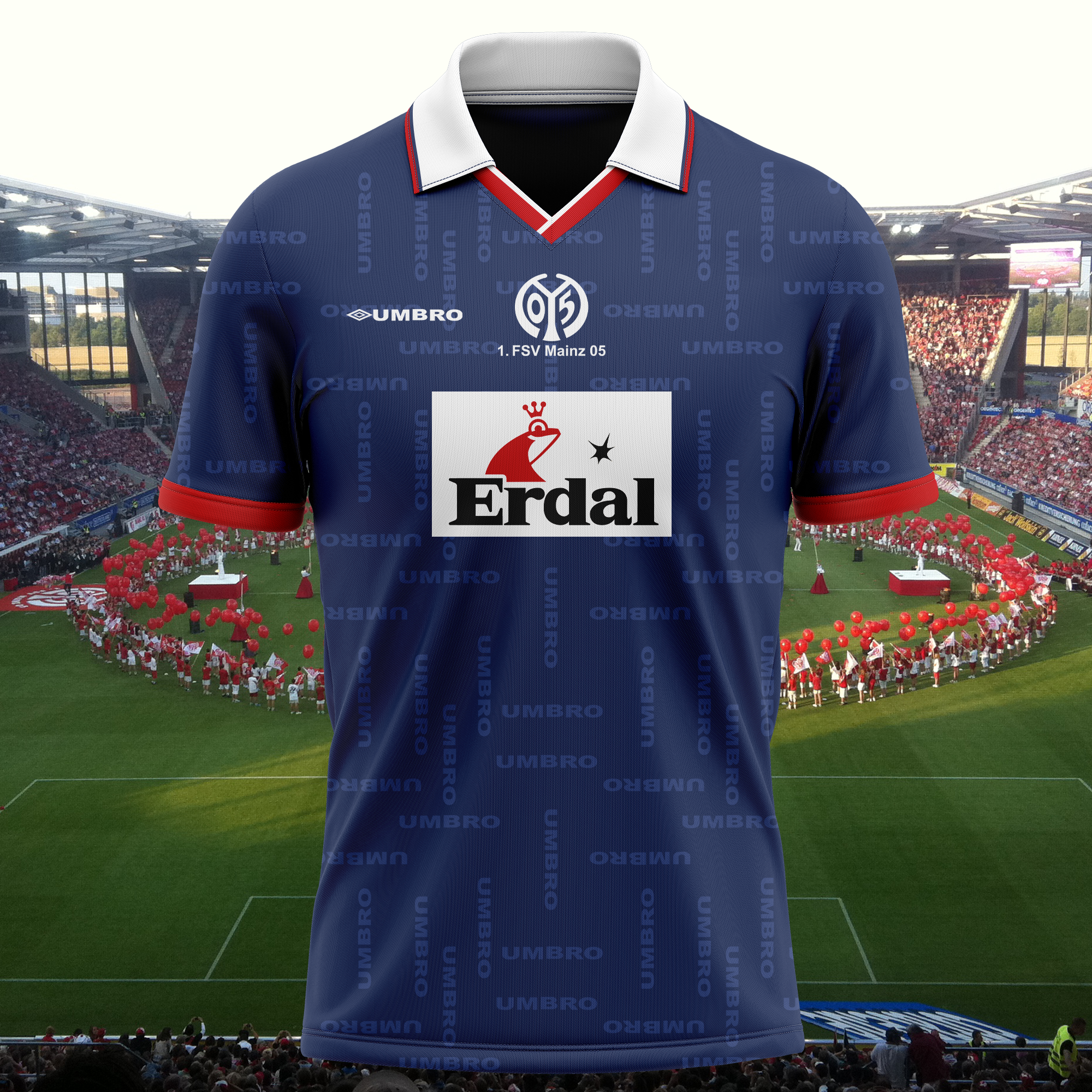 1. FSV Mainz 05 1998-99 Away Kit Retro Shirt PT73619