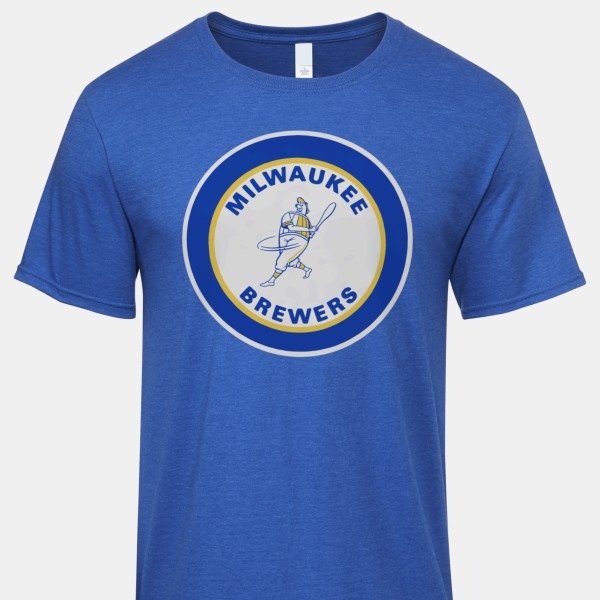 1974 Vintage Milwaukee Brewers T-Shirt PT73553