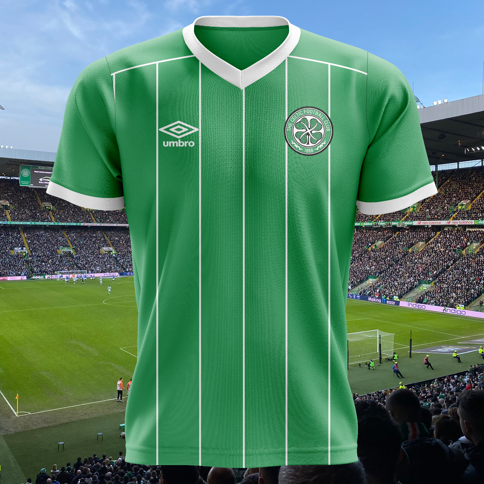 Celtic FC 1983-84 Third Kit Retro Shirt PT73626