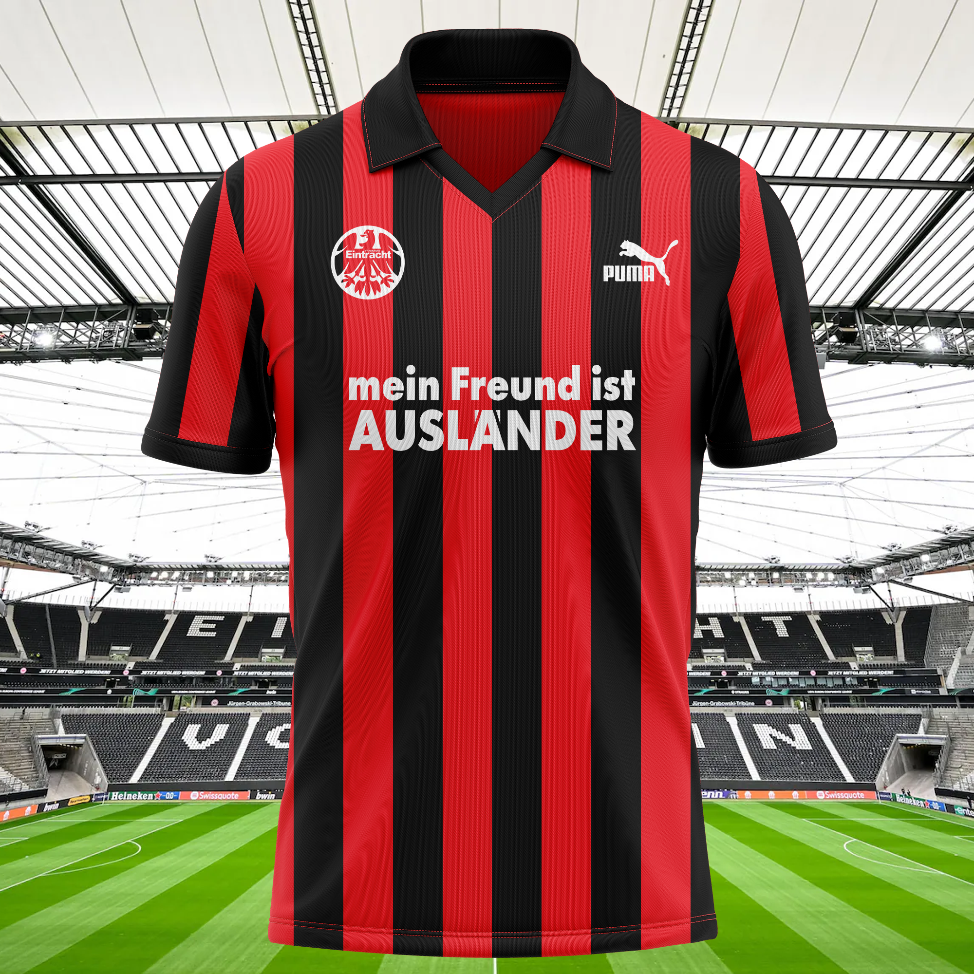 Eintracht Frankfurt 1992-93 Special Kit Retro Shirt PT73628
