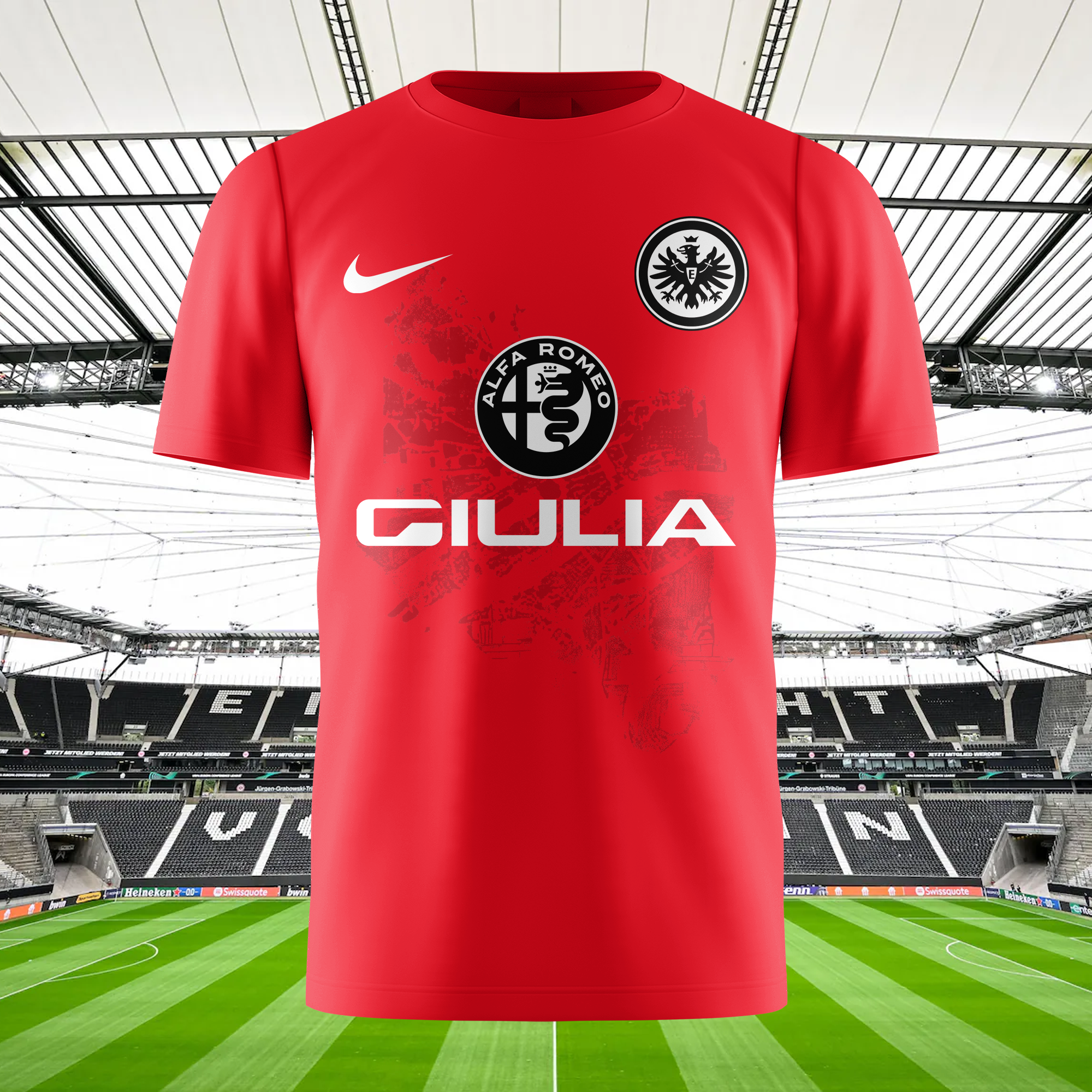 Eintracht Frankfurt 2015-16 Special Kit Retro Shirt PT73629
