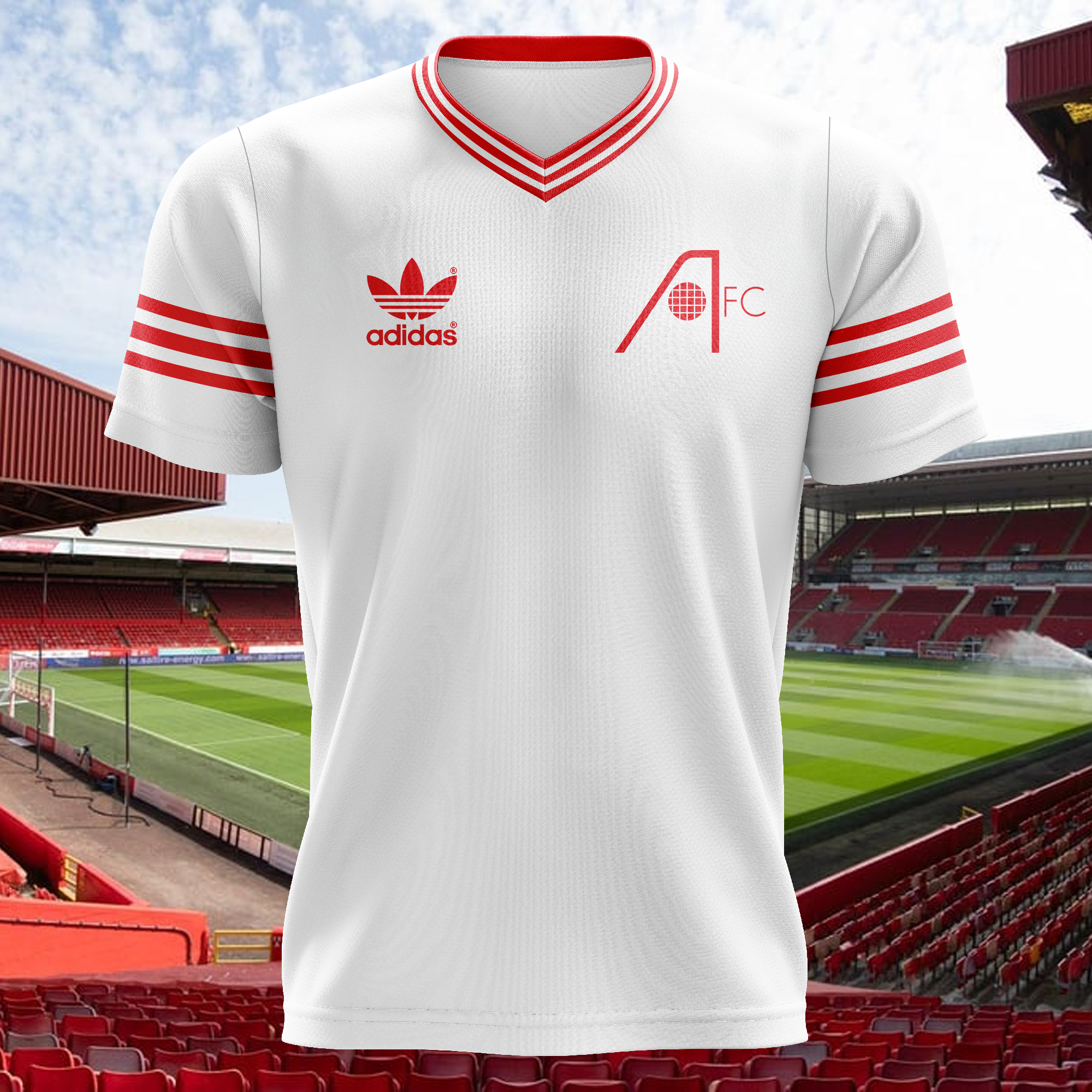 Aberdeen FC 1981-82 Away Kit Retro Shirt PT73698