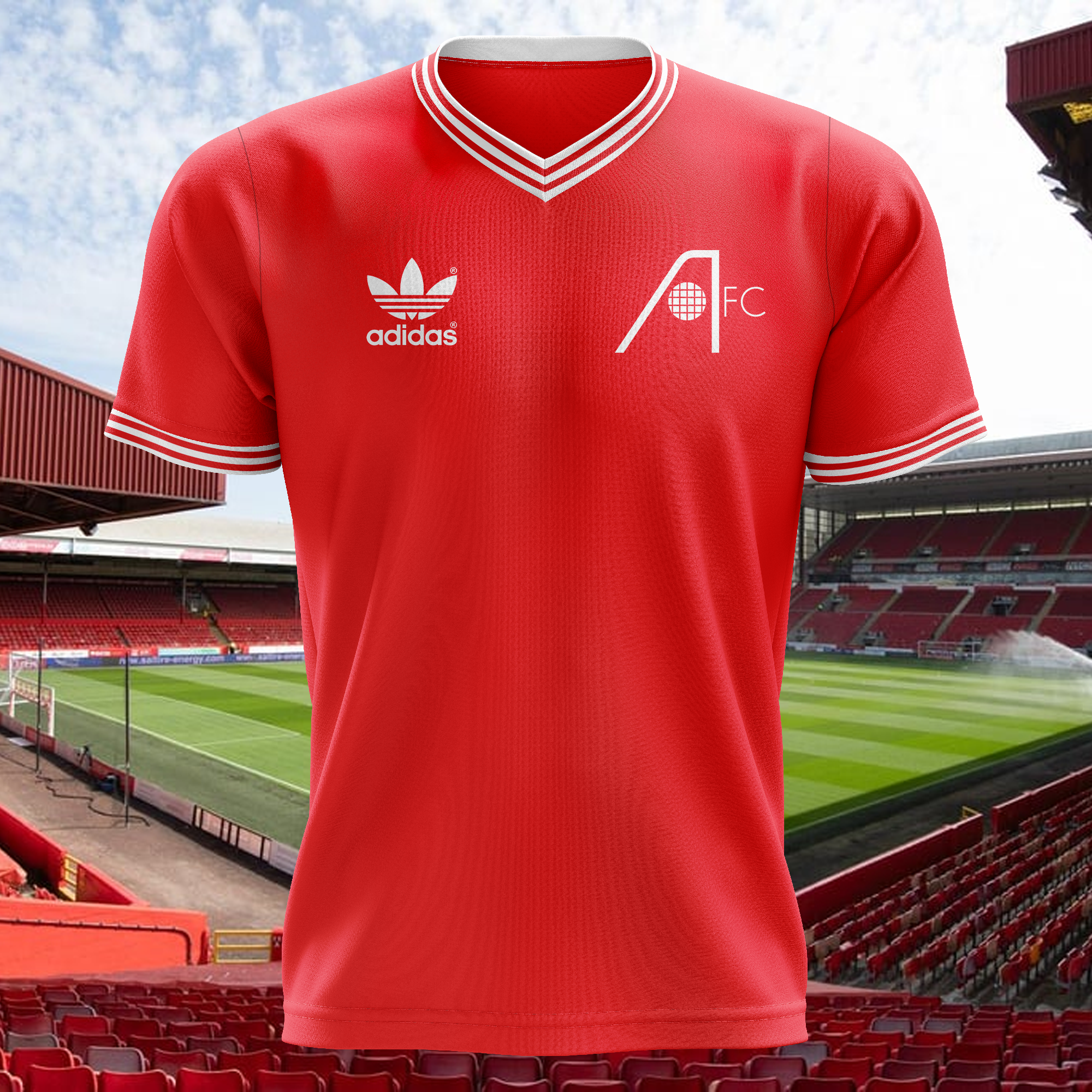 Aberdeen FC 1981-82 Home Kit Retro Shirt PT73699