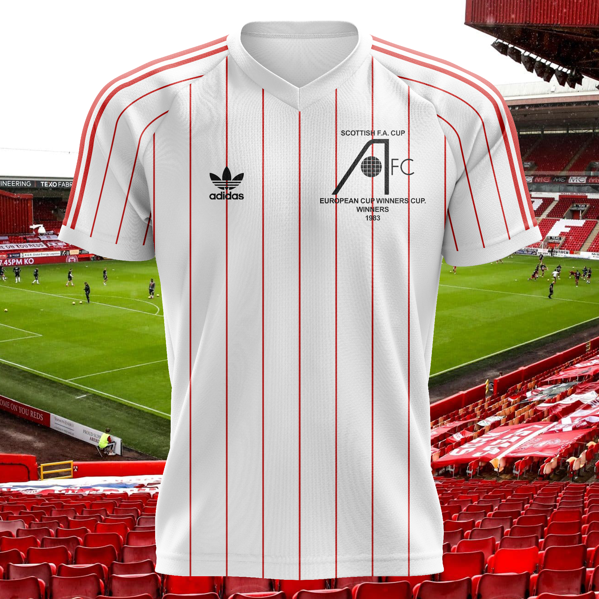 Aberdeen FC 1983-84 Away Kit Retro Shirt PT73680
