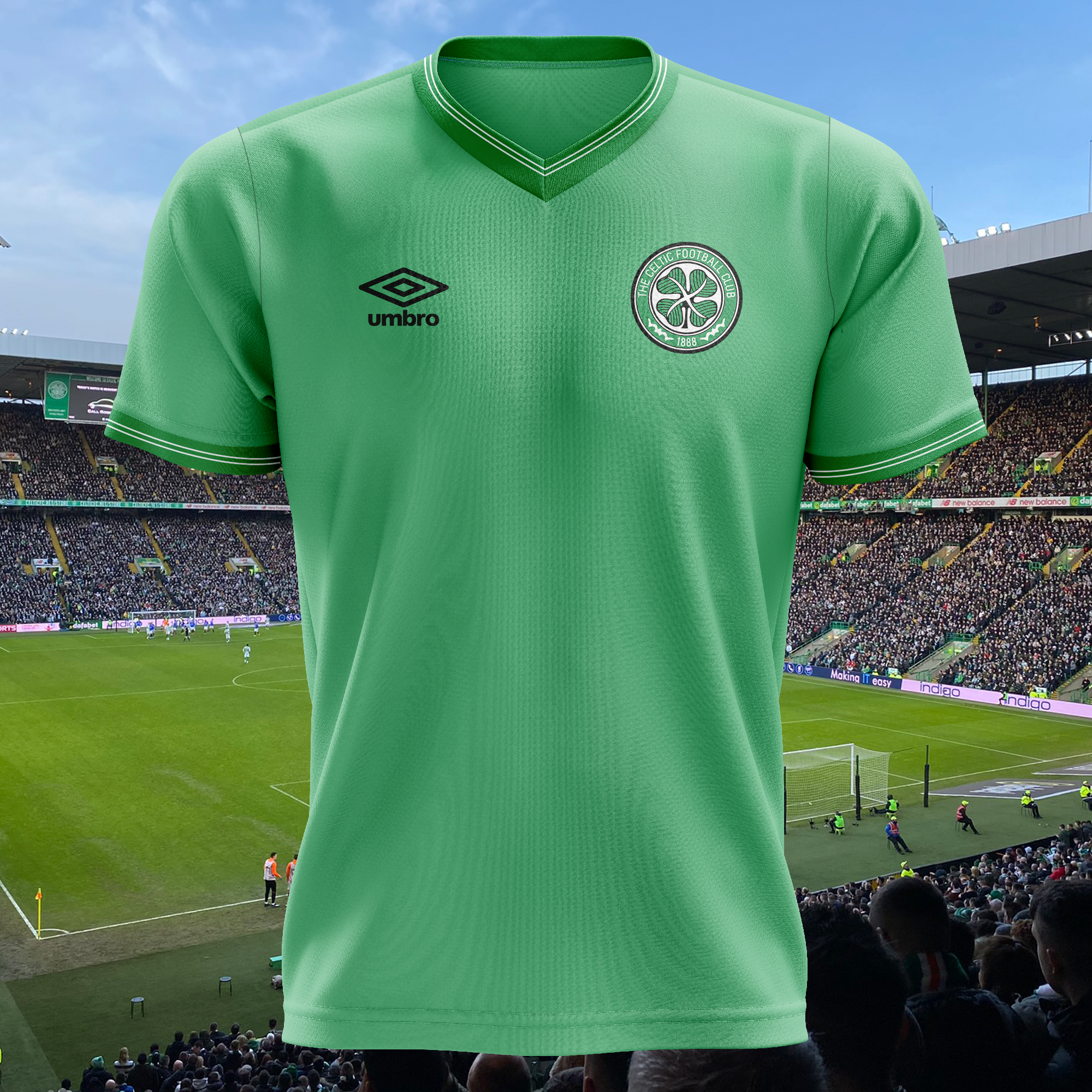 Celtic FC 1983-84 Away Kit Retro Shirt PT73682
