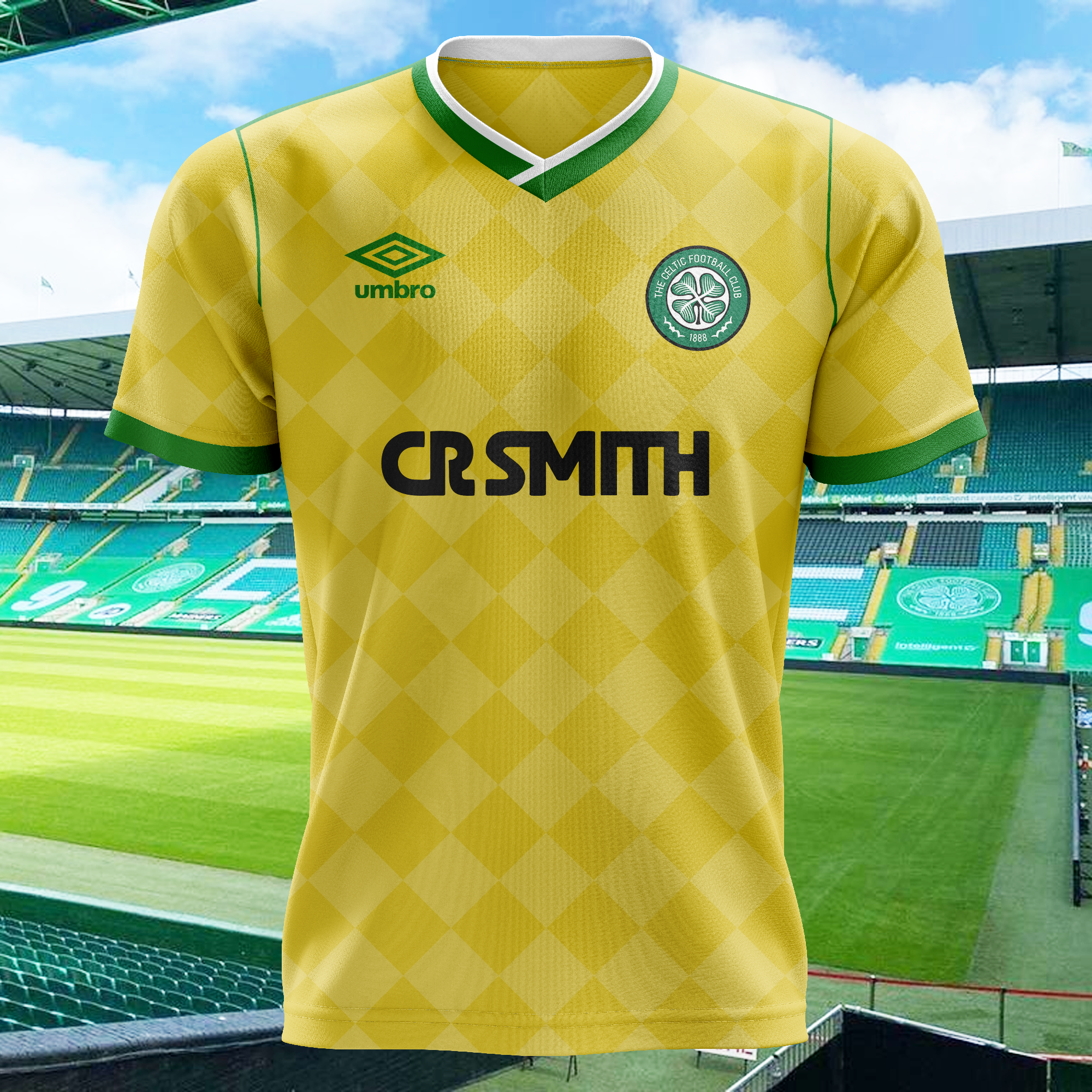 Celtic FC 1987-88 Away Kit Retro Shirt PT73710